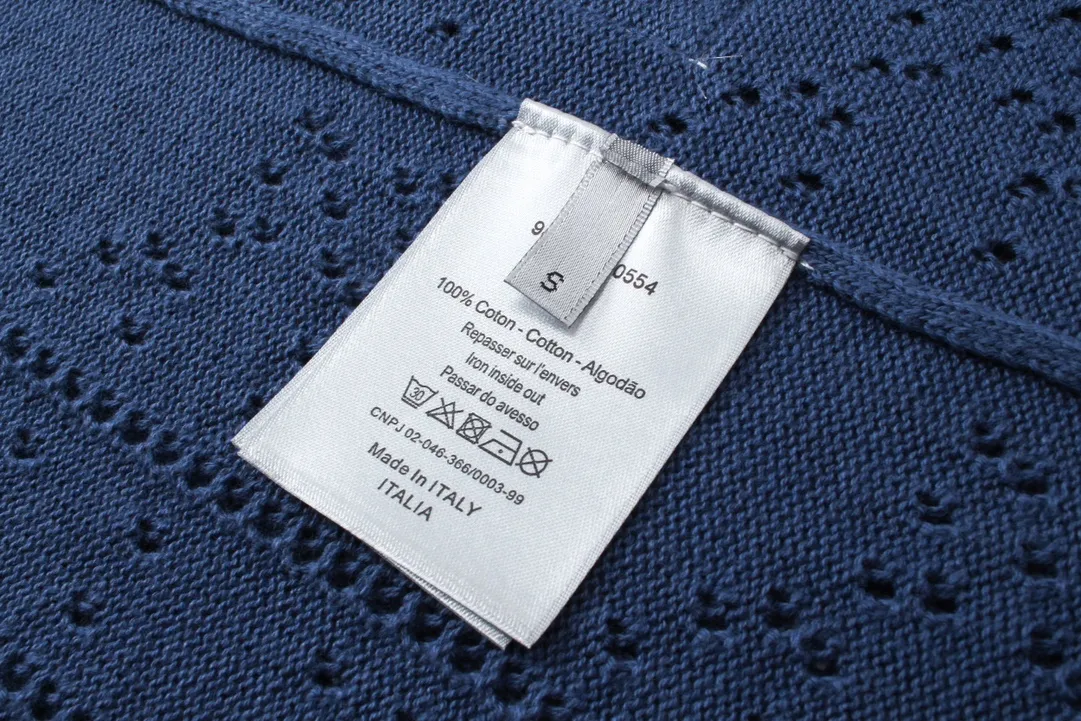 Dior CD 2024SS POLO。 New Arrival polo 150D/48F +40 ， Y ， ， 24 ， ， ， logo ， 26s Blue/ ， Same Style！ Sizes：XS-L.