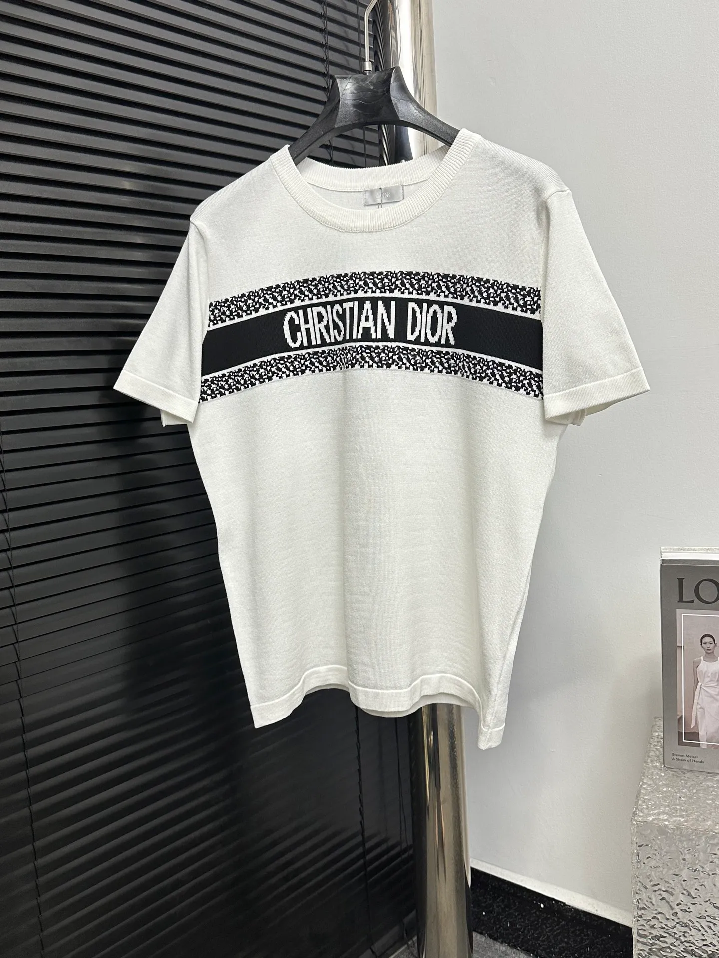 【DIOR】 T Same Style Classic Series ， ， Breathable， ， ， Breathable ， Quality， ：White Black Size：S M L XL