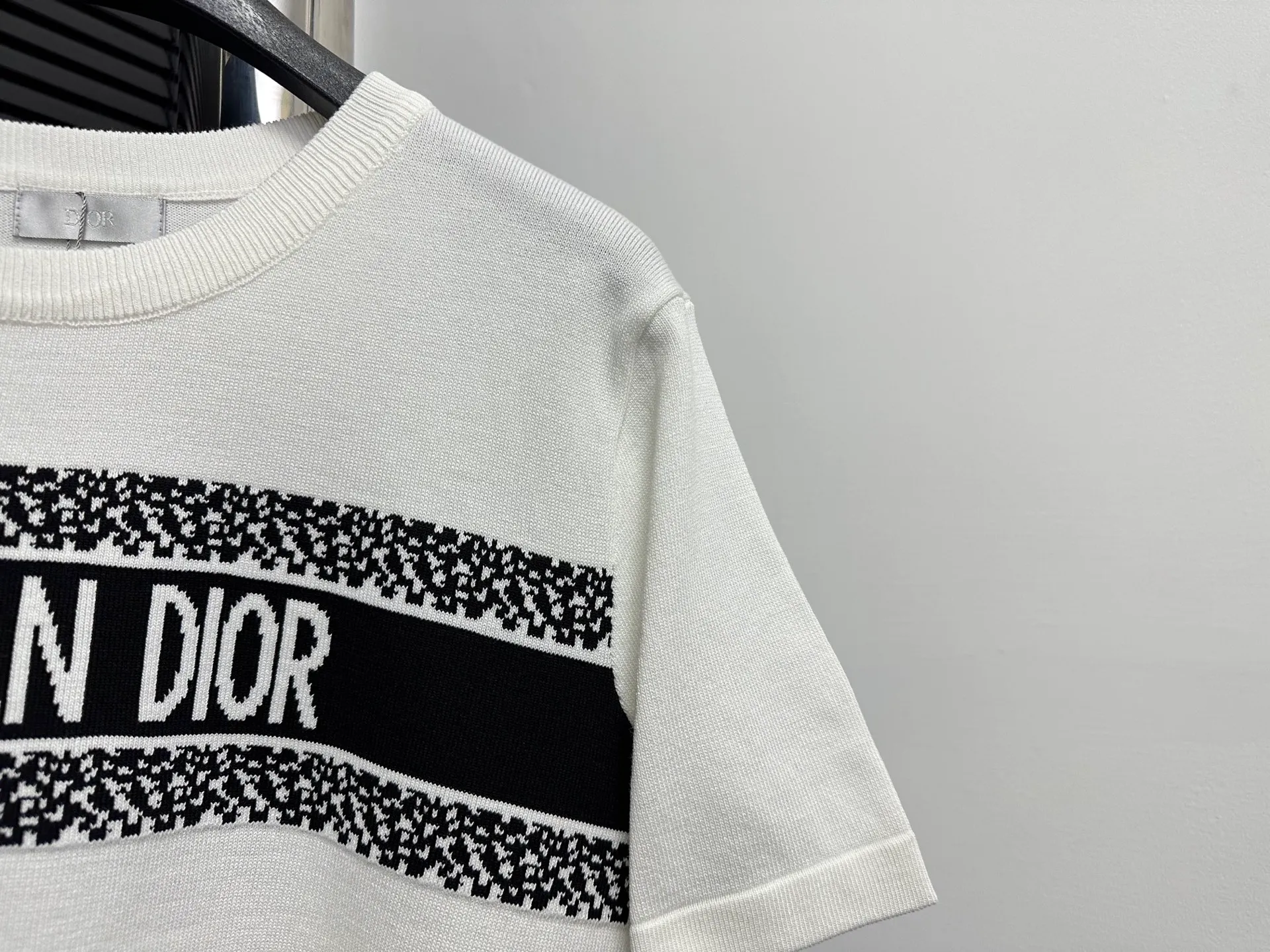 【DIOR】 T Same Style Classic Series ， ， Breathable， ， ， Breathable ， Quality， ：White Black Size：S M L XL