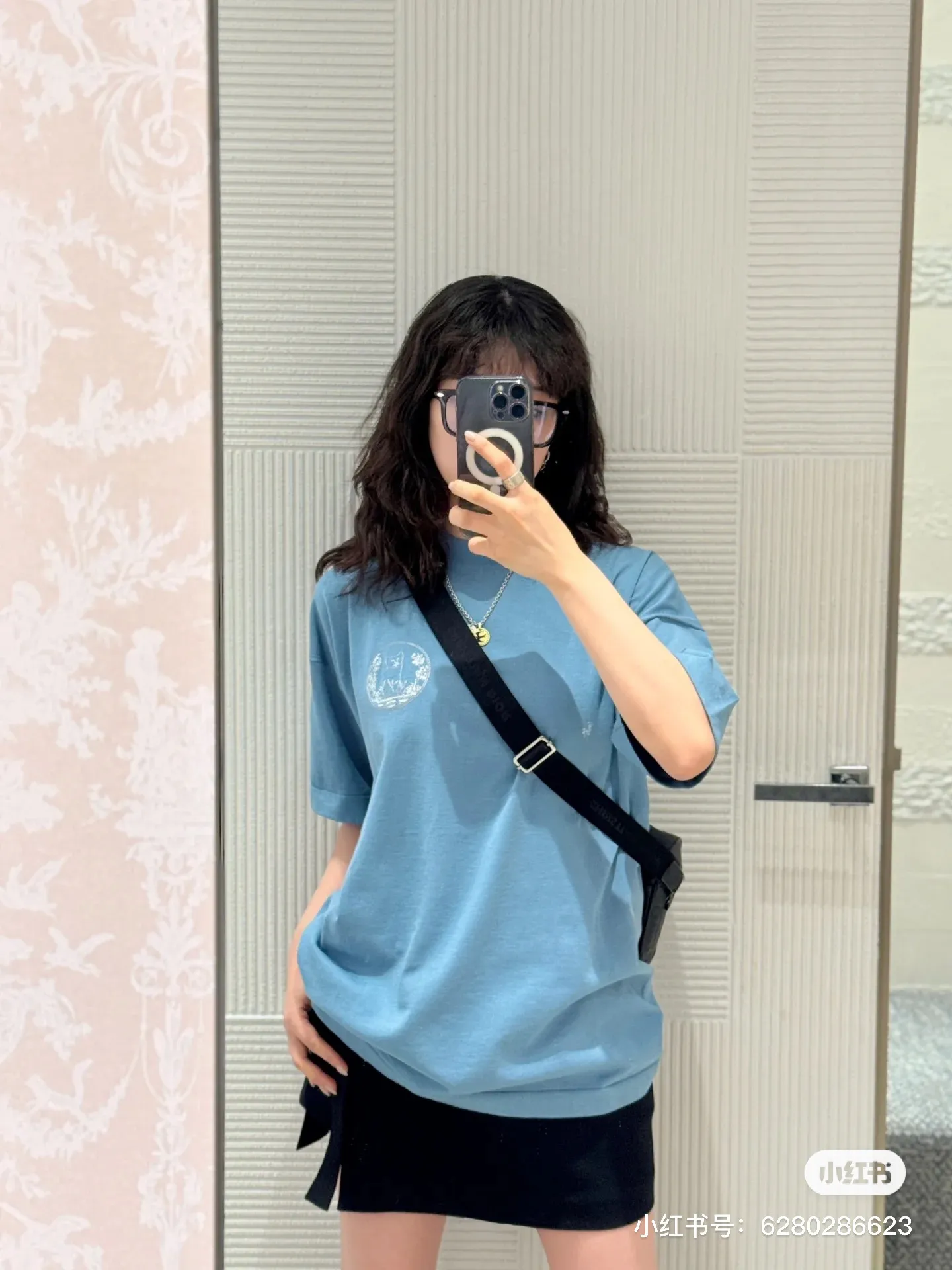 M #Dior •🇫🇷25ss New Arrival T ✅✅✅In Stock Quality Size：S M L ：Blue