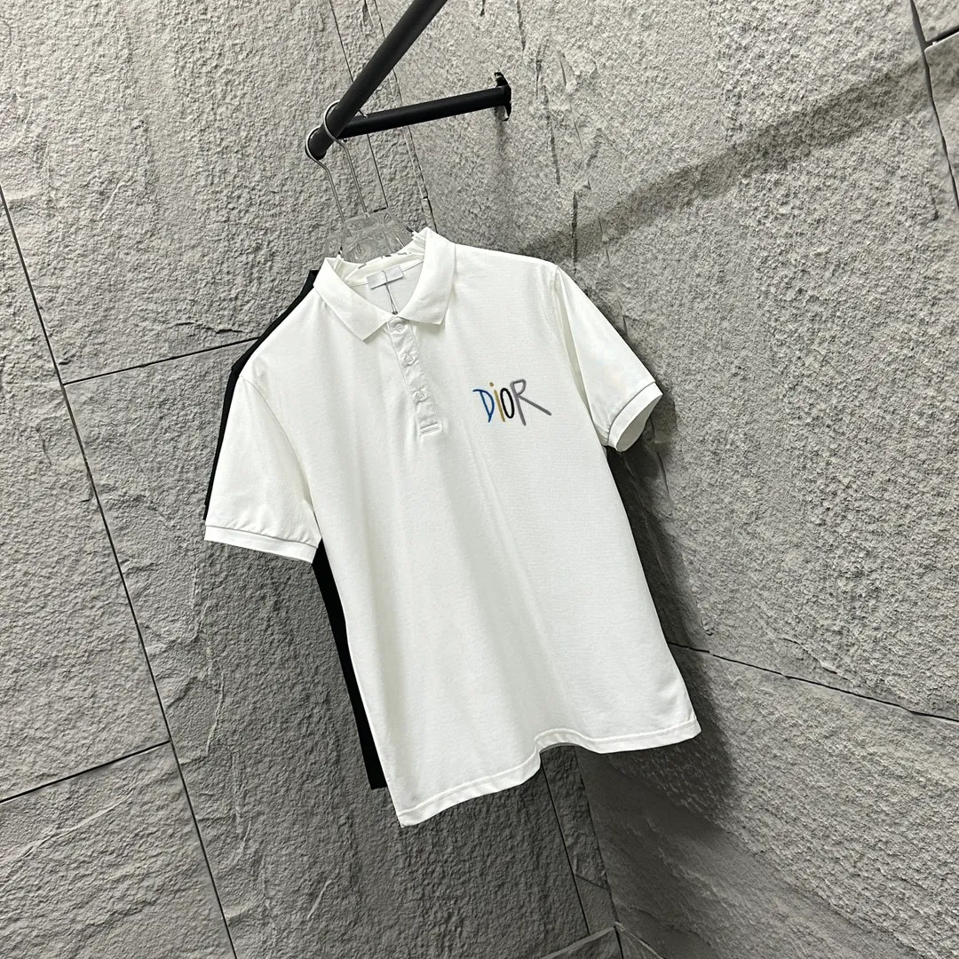 Dio* * POLO 2025 New Arrival polo Same Style Size： M L XL 2XL 3XL ：Black White
