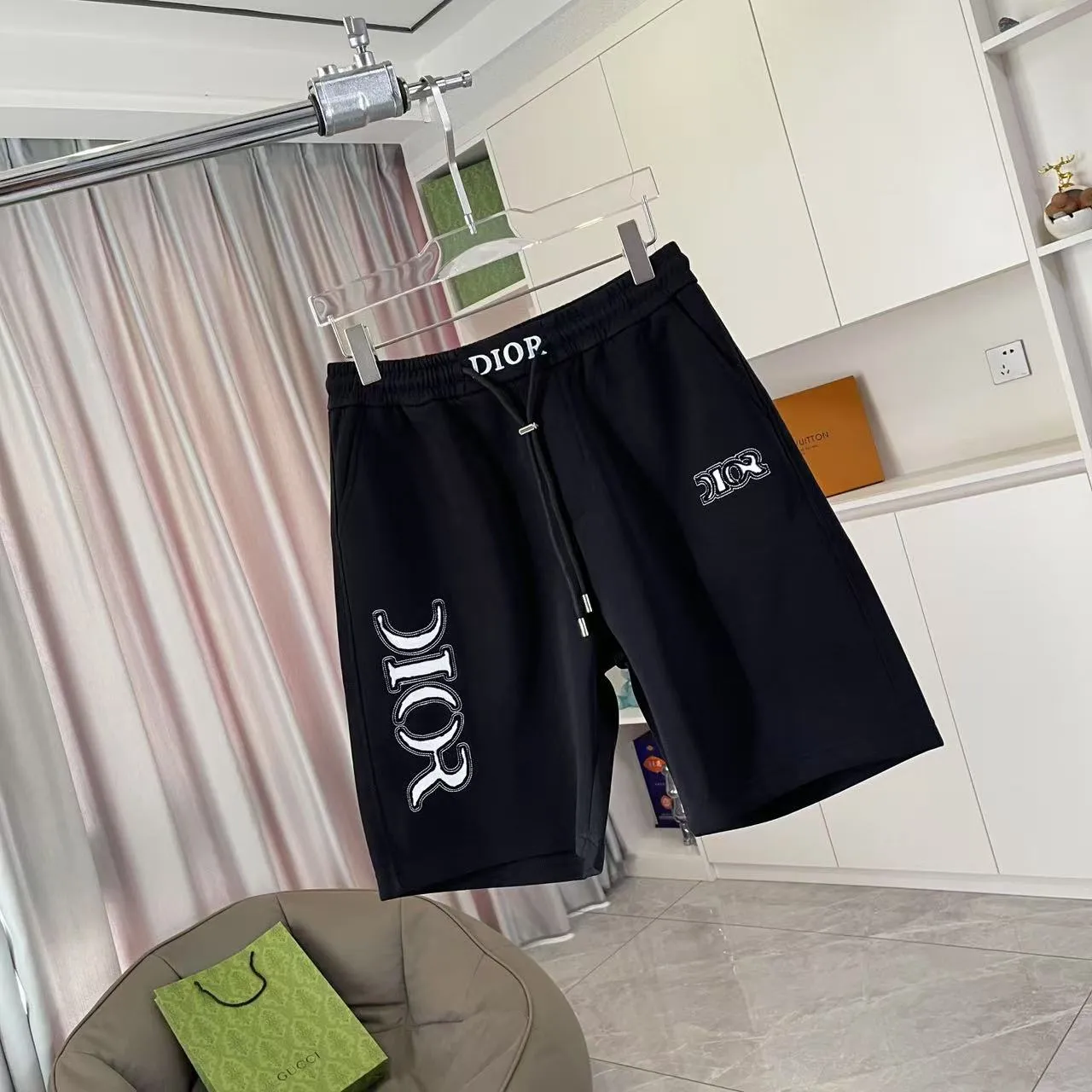 Dio 2025 New Arrival logo g Same Style ：Black White Gray Size: M L XL XXL XXXL