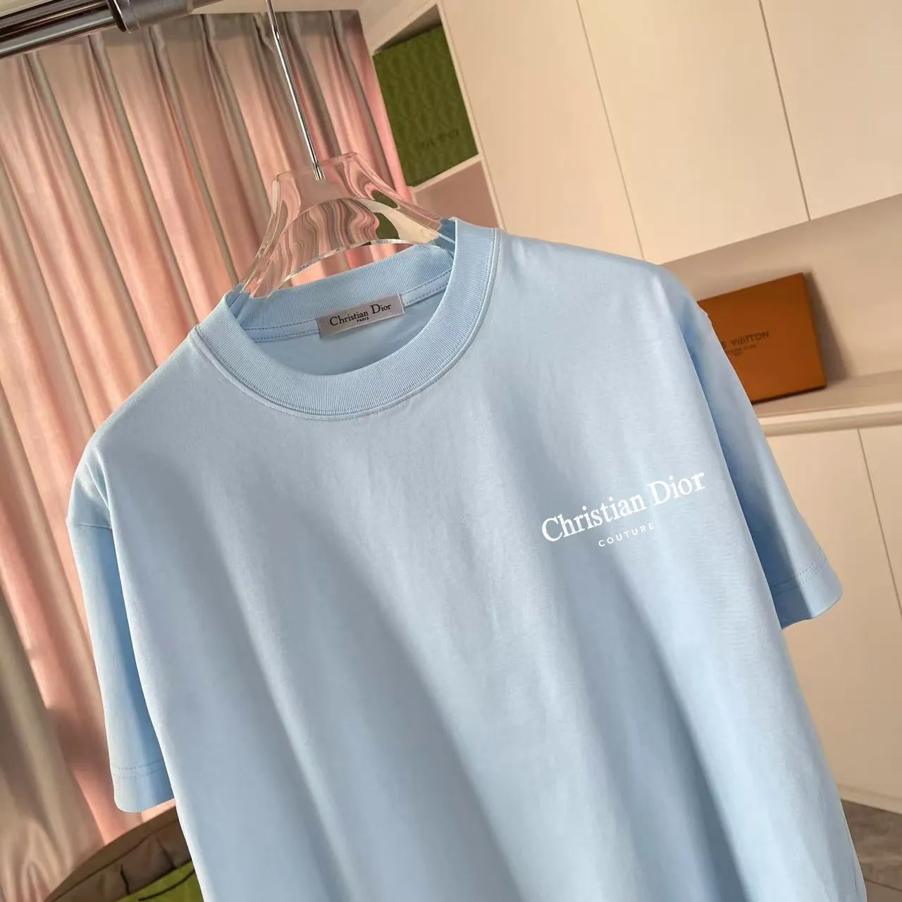 Dio 2025 New Arrival logo T g Same Style ：Black White Blue Gray Size: S M L XL XXL ​