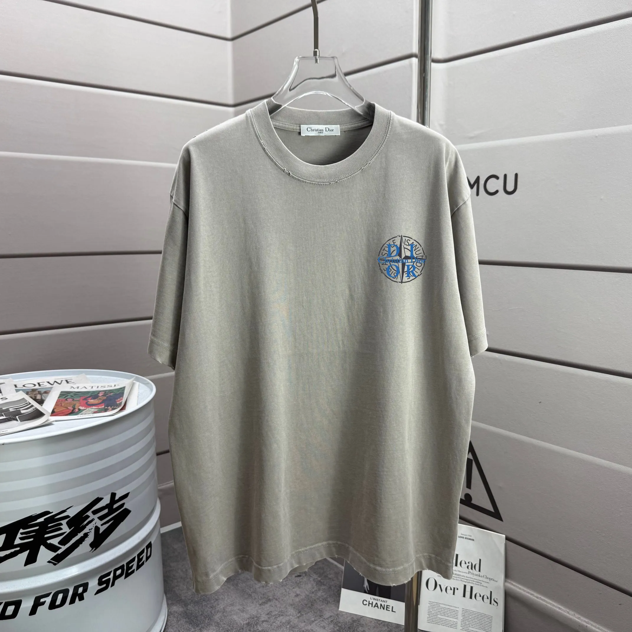 # 95 Dio *2026 New Arrival tee Same Style :Black White Khaki Size :S M L XL XXL Size： S （90-130 ） M （120-150 ） L （140-165 ） XL （160-180 ） XXL （180 ）
