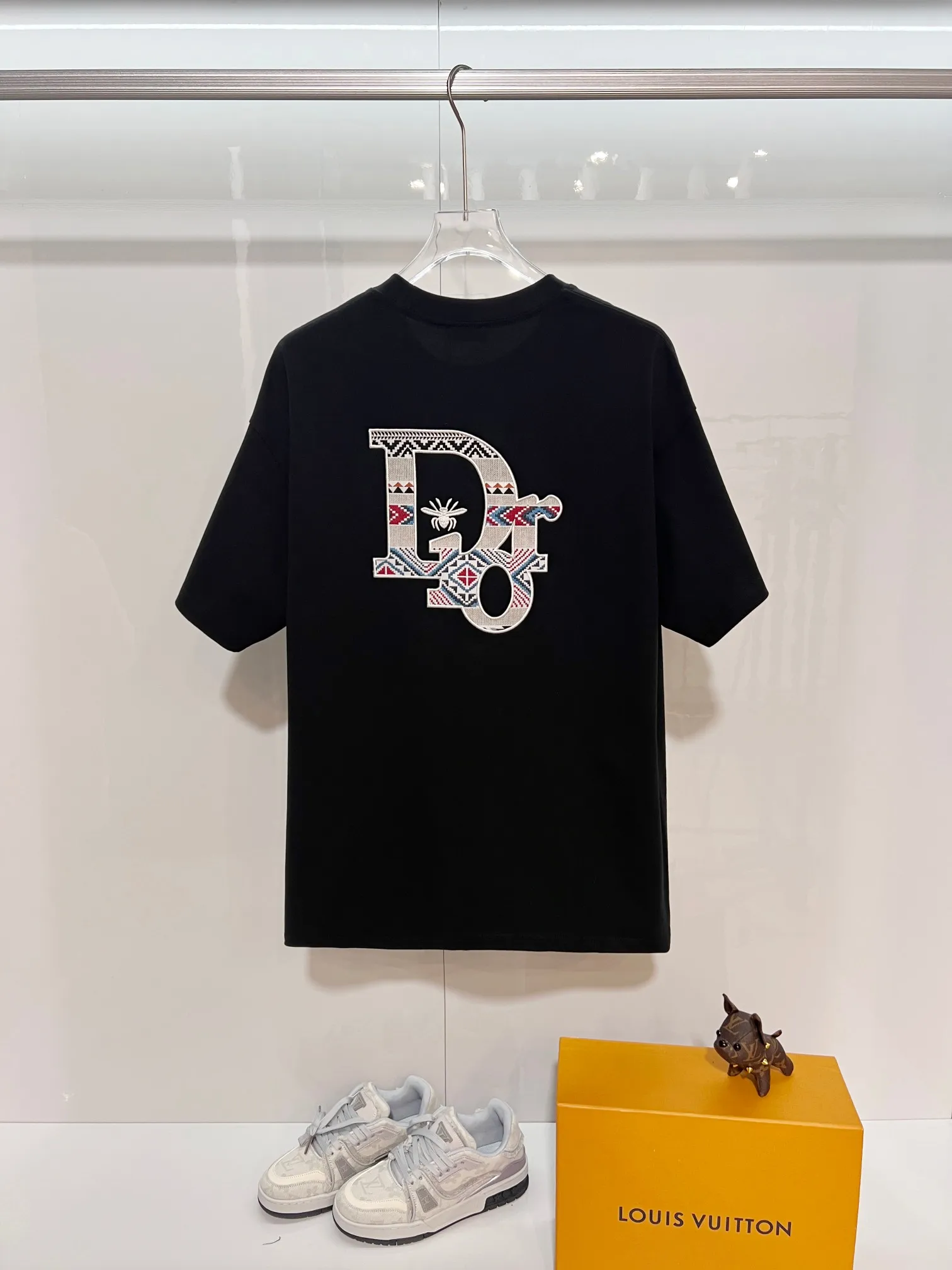 DIOR 2026New Arrival logo Same Style t 100％ 32 ：Black Size：S M L XL