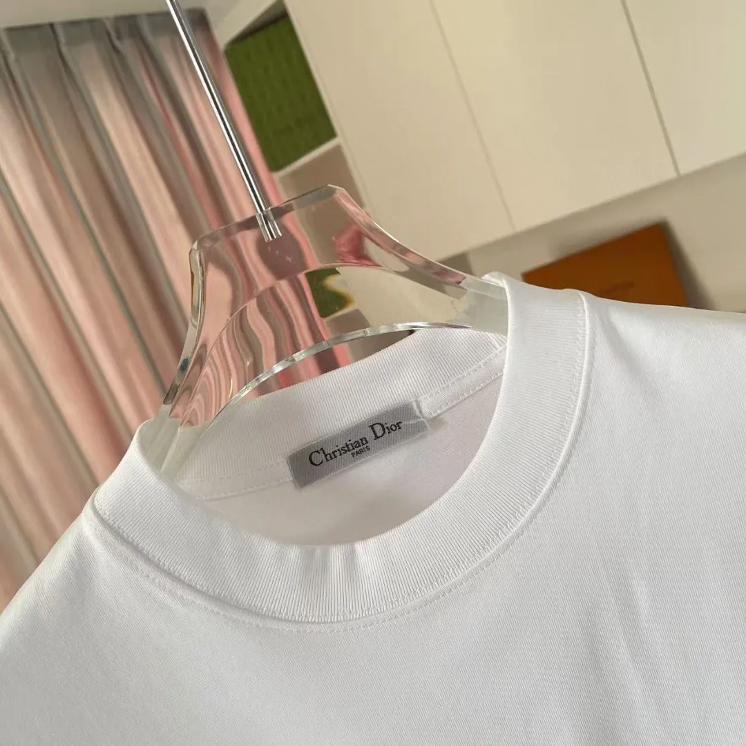 Dio* 2025 New Arrival logo T g Same Style ：Black White Pink Gray Size: S M L XL XXL ​