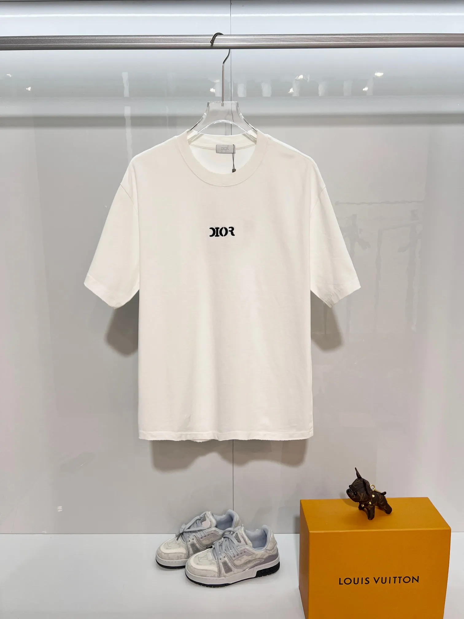 DIOR 2026New Arrival logo Same Style t 100％ 32 ：White Size：S M L XL