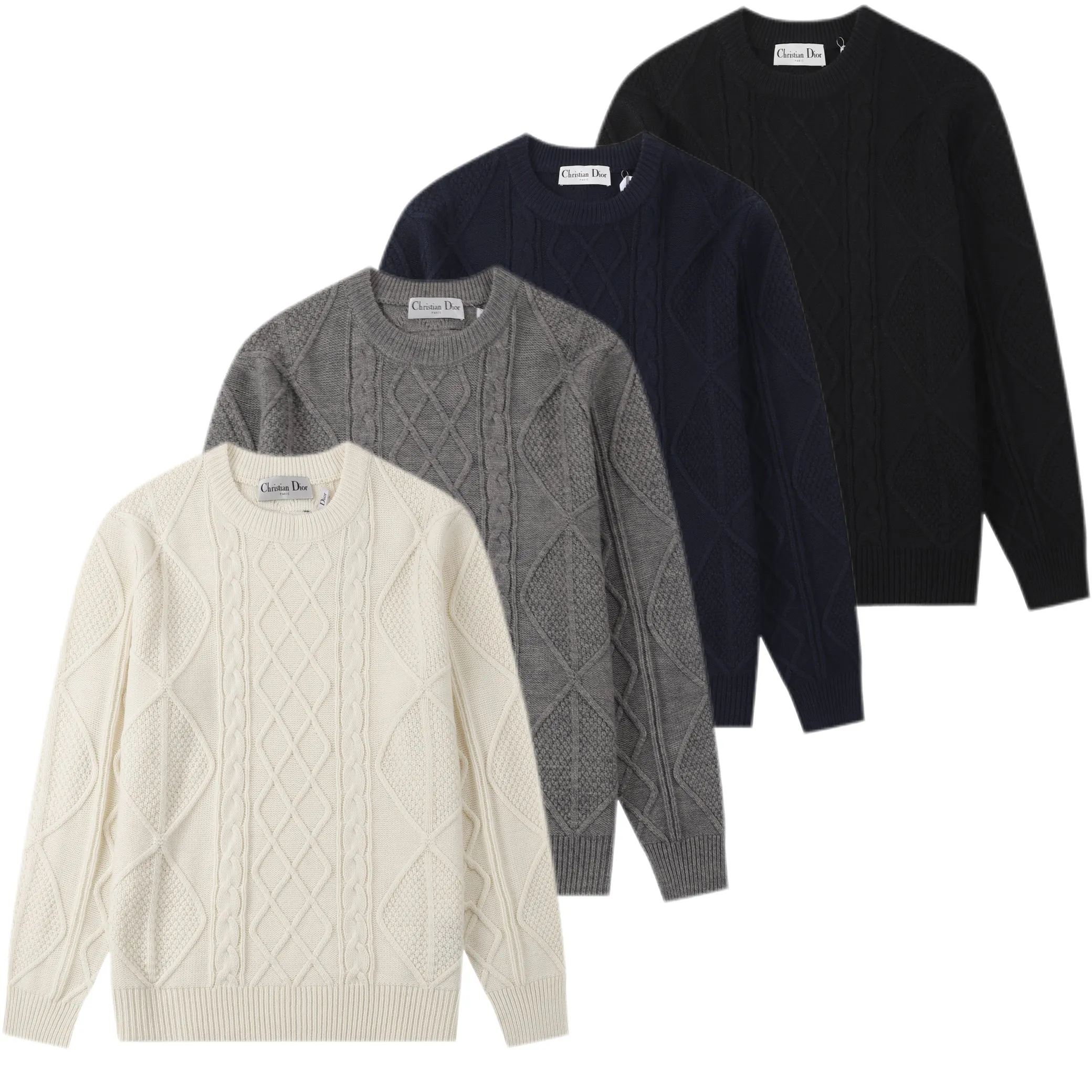 Dio *2024AW New Arrival ， 💯， ， 50% ， ， ， Same Style ：Black Dark Blue Gray White Sizes：M-XXL