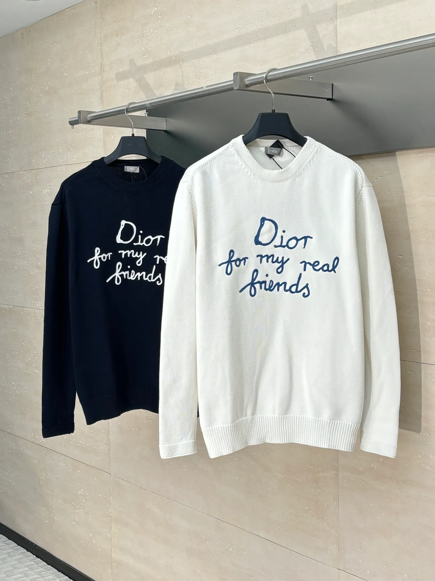Dio 25Fw New Arrival 13, ， 16 ， ， 7 。 3D ， ， Premium。 DIOR AND HYLTON NEL Series Dior For My Real Friends 。 Blue ， ， 。 Size：S/M/L