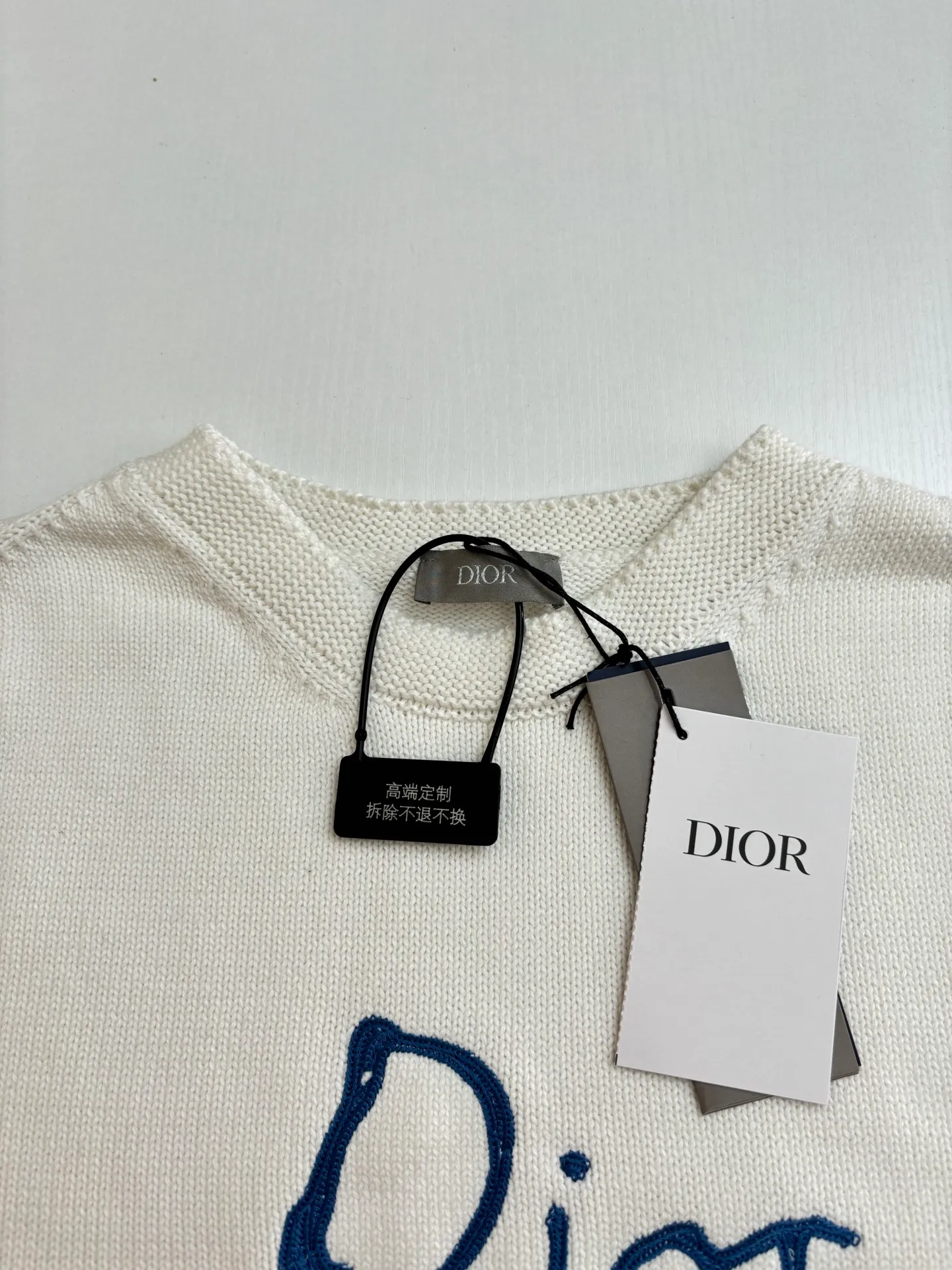 Dio 25Fw New Arrival 13, ， 16 ， ， 7 。 3D ， ， Premium。 DIOR AND HYLTON NEL Series Dior For My Real Friends 。 Blue ， ， 。 Size：S/M/L