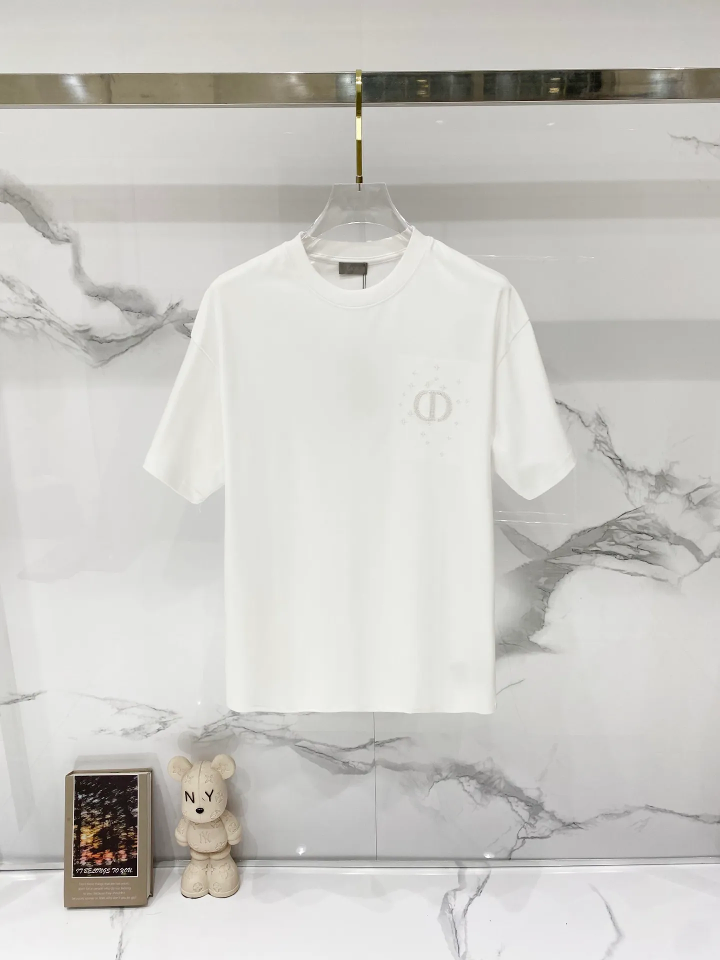 Dior/ - T LOGO 🪡 Quality 100 ％ Versatile Size:XS-L :Black.White