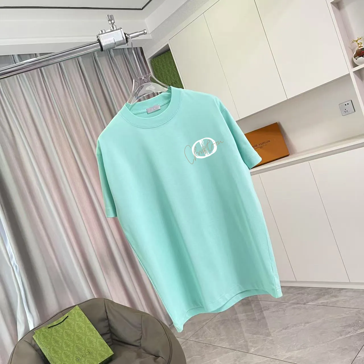 Dio 2025 New Arrival logo T g Same Style ：Black White Green Gray Size: S M L XL XXL ​
