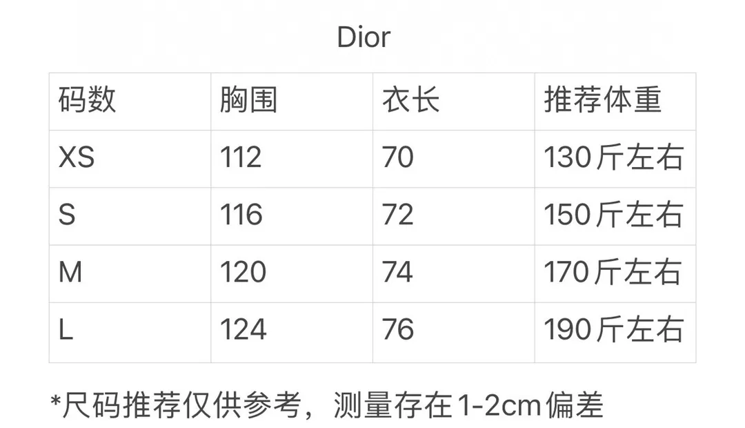 Dior- - T Size:XS-L