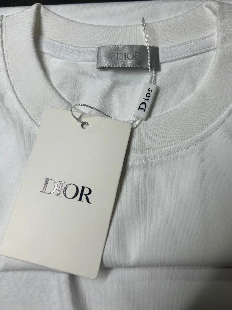 DIOR 2025 Classic T ， Breathable ， ， ！ Same Style ：White Black Size：S M L Xl