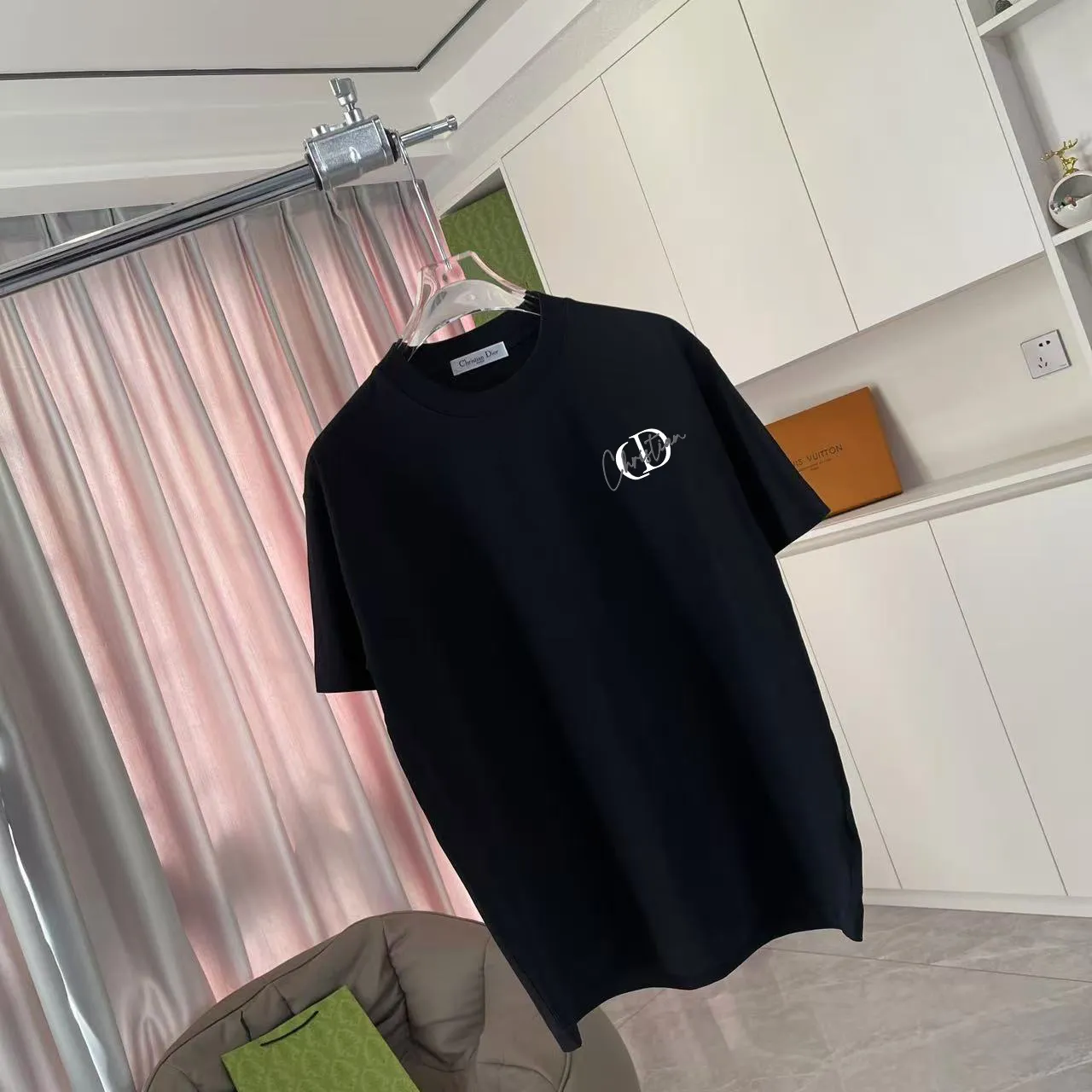 Dio 2025 New Arrival logo T g Same Style ：Black White Green Blue Size: S M L XL XXL ​