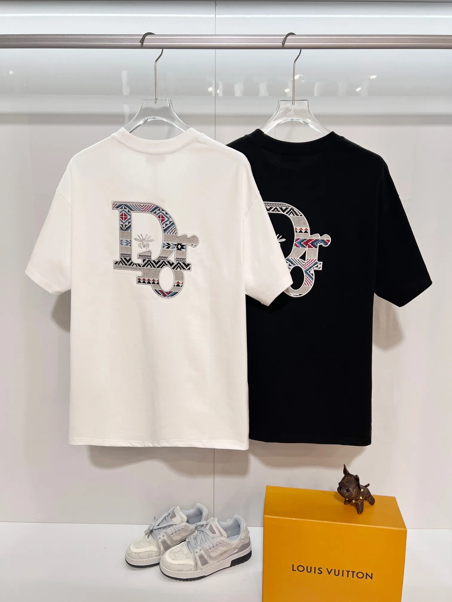 DIOR 2026New Arrival logo Same Style t 100％ 32 ：White Size：S M L XL