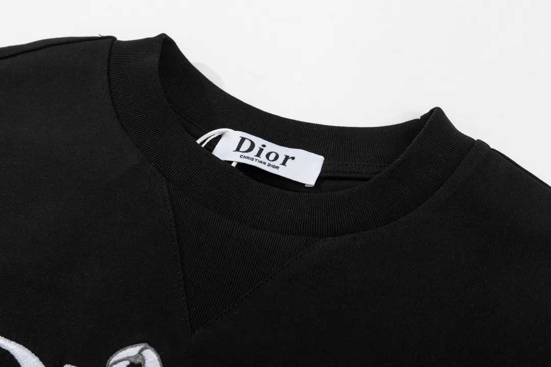 （➕5🉑 ） DIOR 🧷 DIOR🧷 T OS Versatile ：23802 : Black Size：XS~L