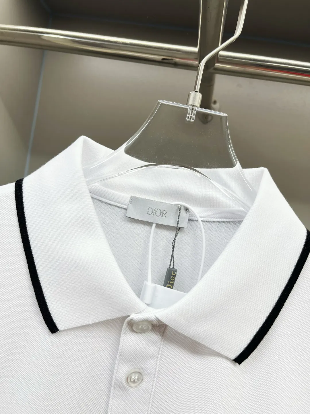 DIOR New Arrival Polo Same Style ， Factory New Arrival Versatile : Black White Size：S-XXL