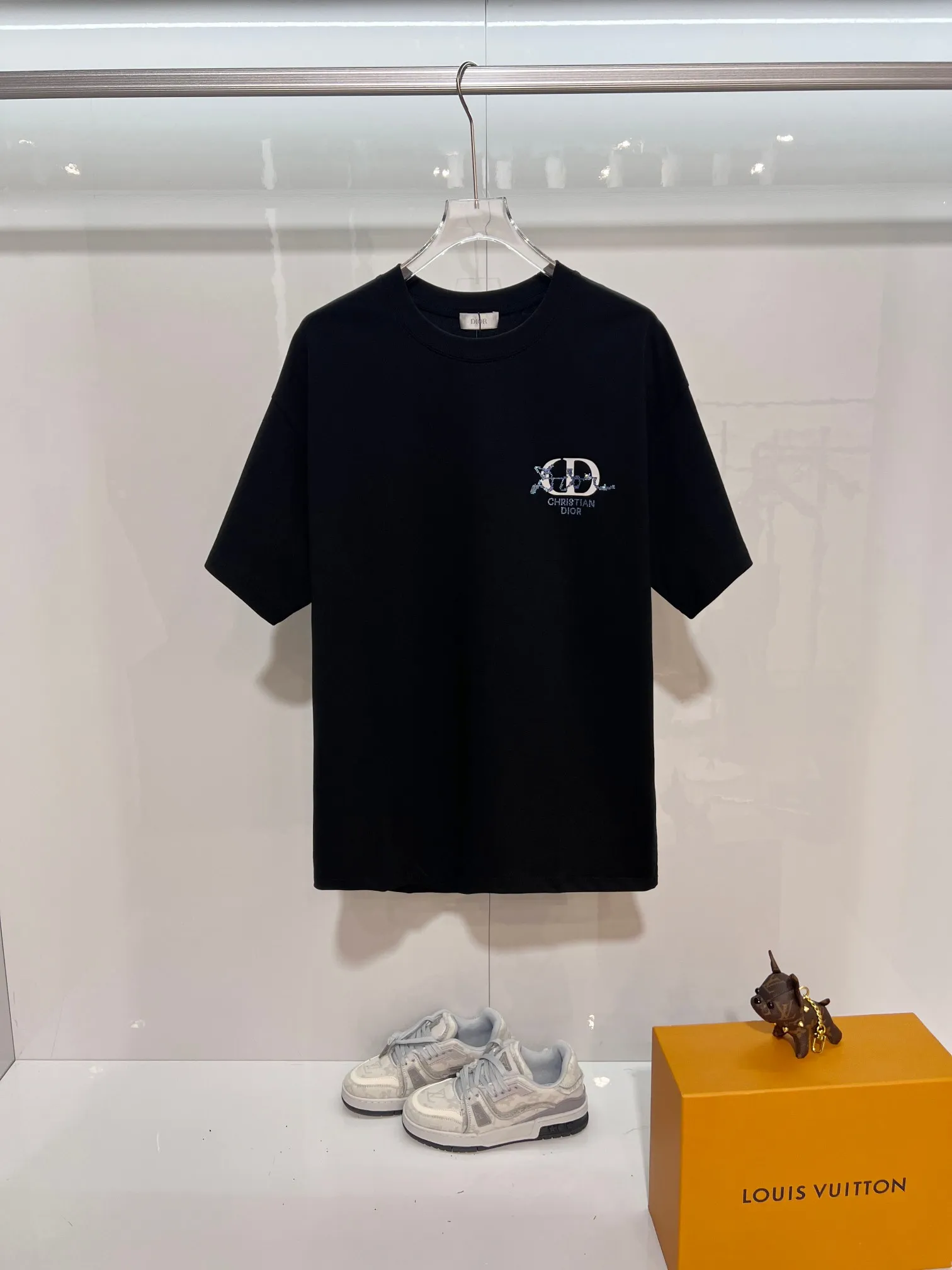 DIOR 2026New Arrival 3M + logo Same Style t 100％ 32 ：Black Size：S M L XL