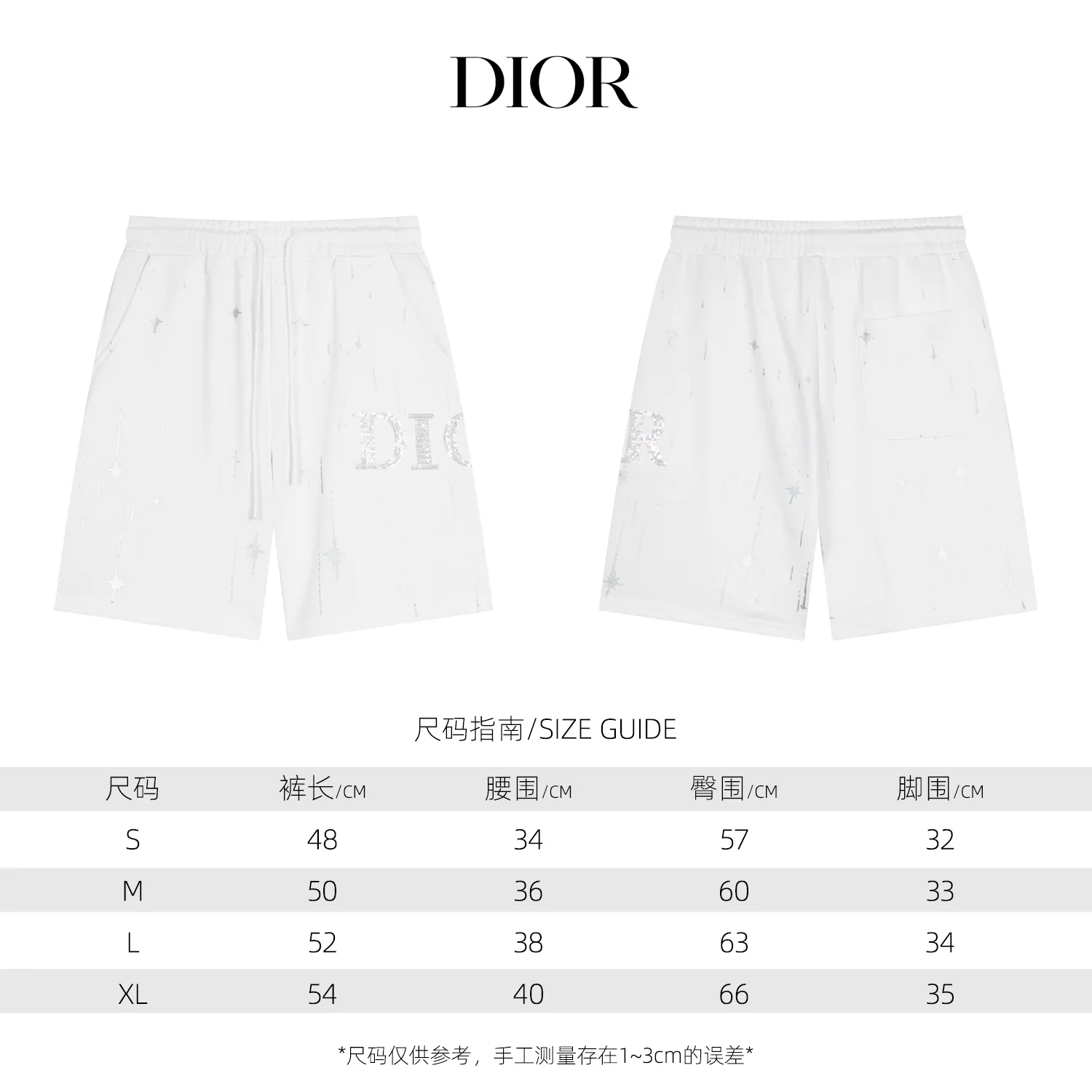 ❥W # ：2025New Arrival DIOR ： g Size： S～XL ：White