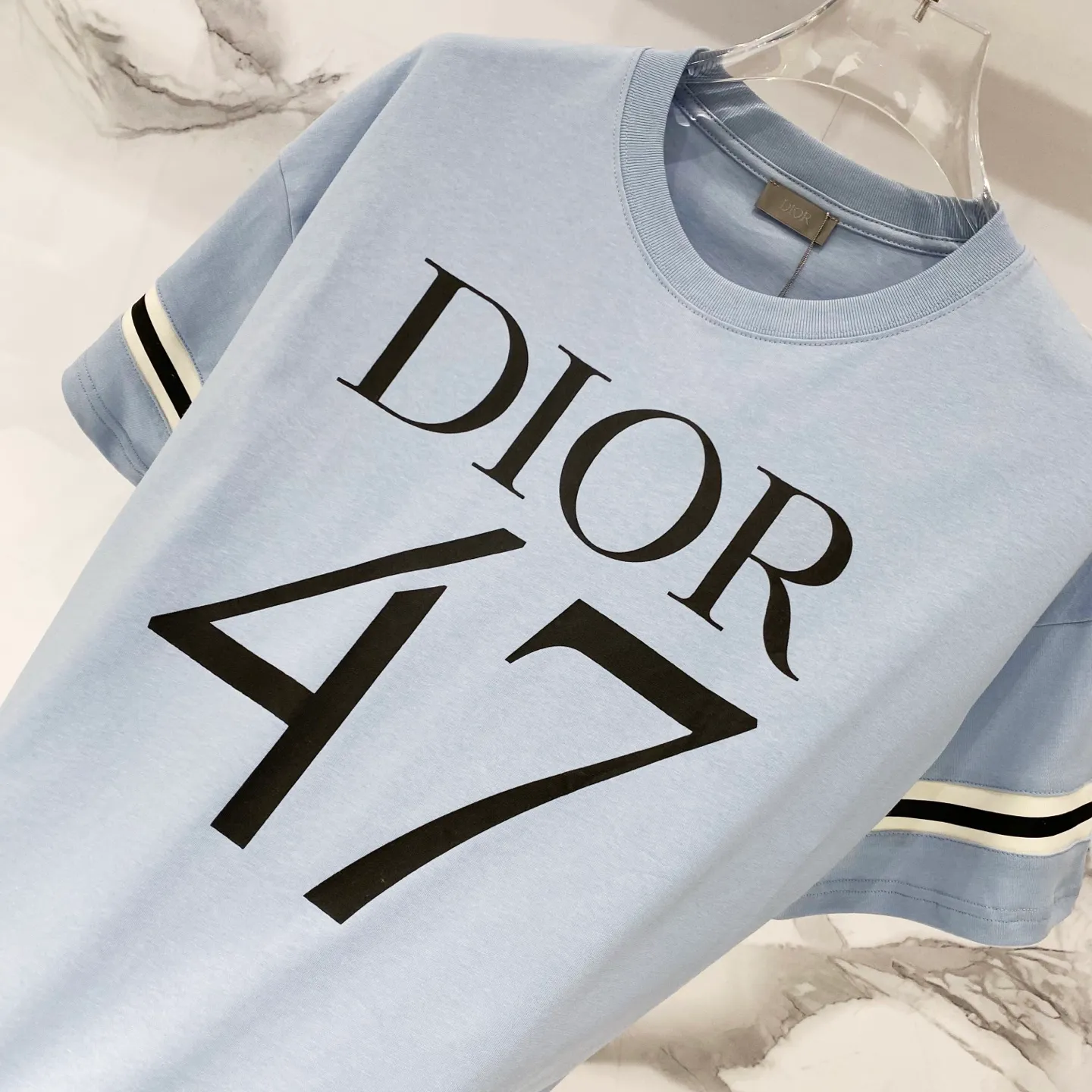 Dior/ - T Classic 47 LOGO Quality 100 ％ Versatile Size:XS-L :Royal Blue . .Light Blue