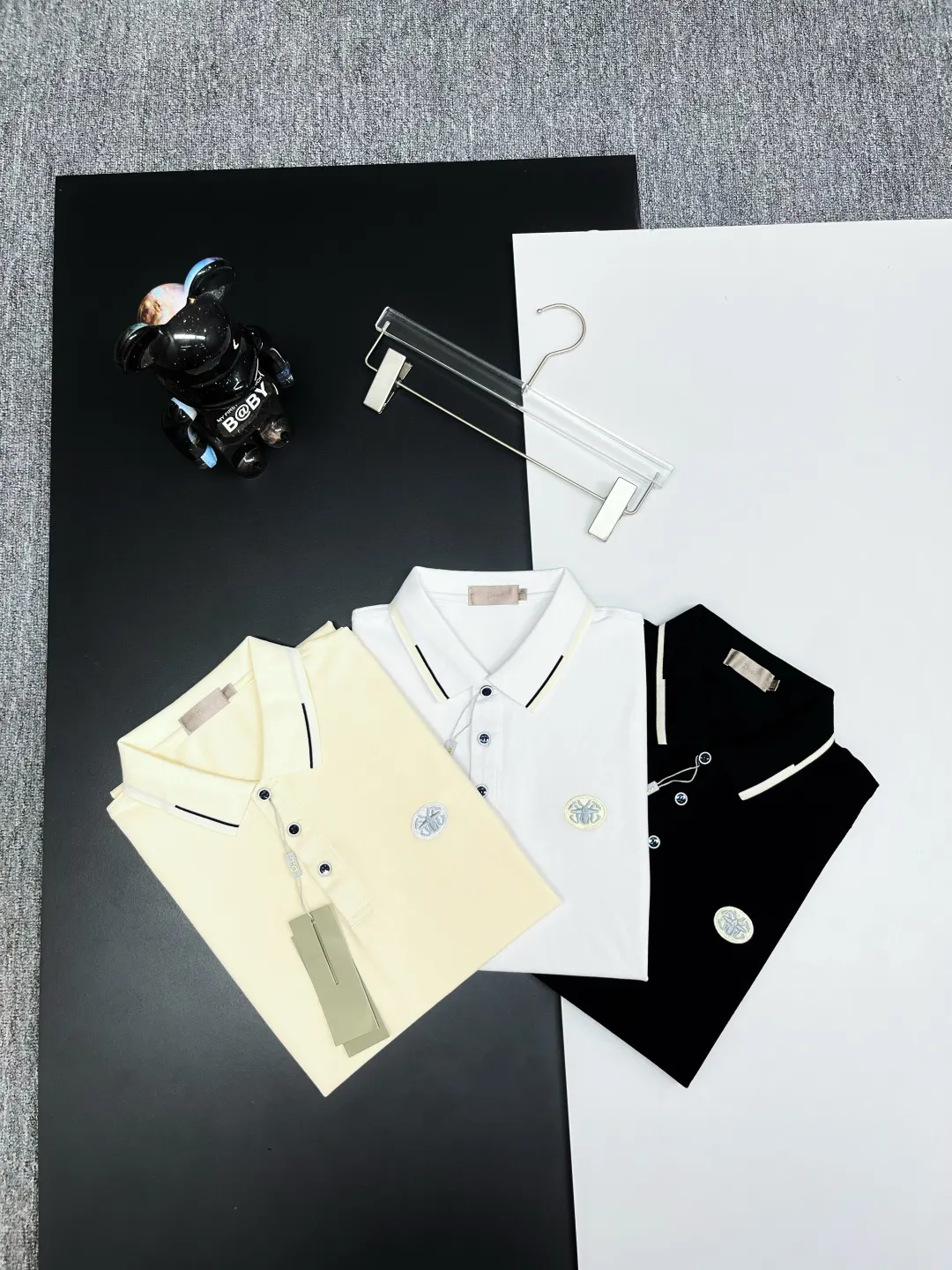 DIOR New Arrival Polo Same Style ， Factory New Arrival Versatile : Black White Size：M-XXXL