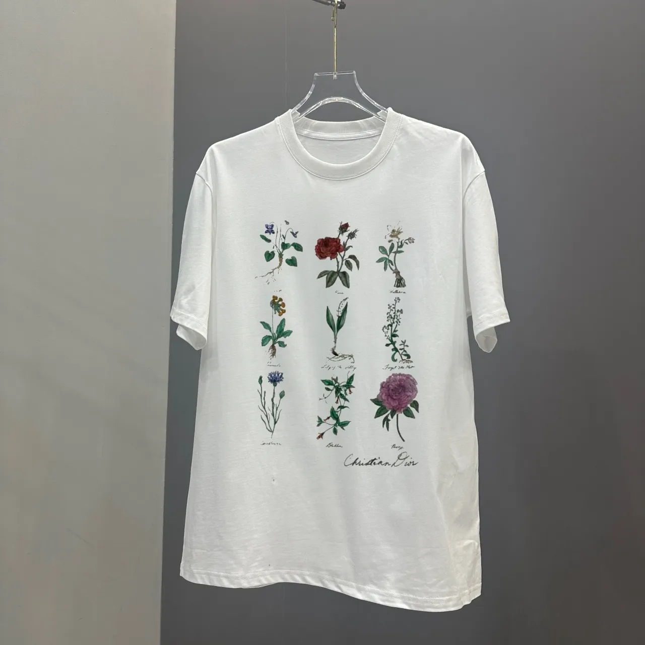 DIOR 2024 Classic T ， Breathable ， ， ！ Same Style ：White Black Size：S M L XLpl