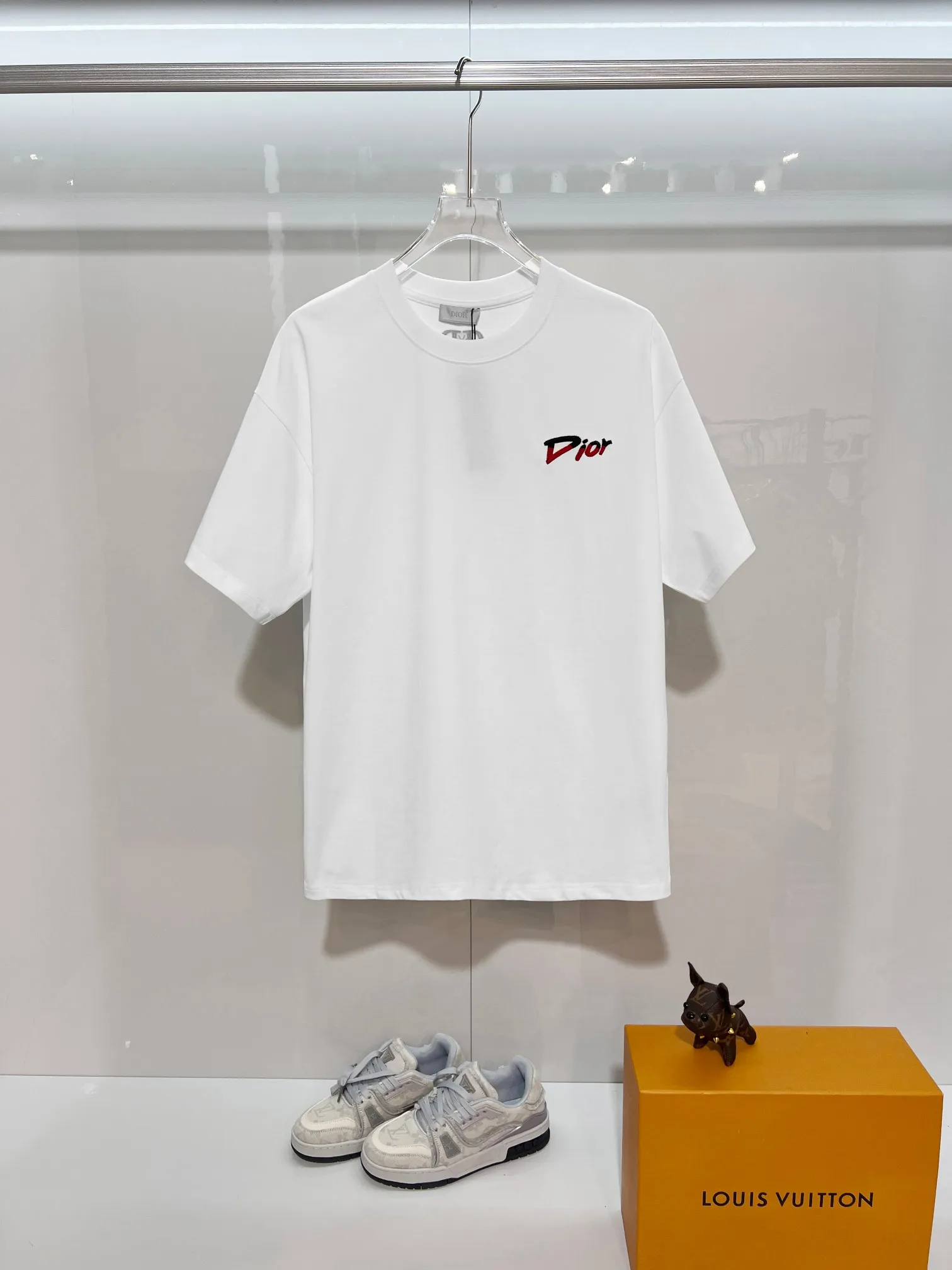 DIOR 2026New Arrival logo Same Style t 100％ 32 ：White Size：S M L XL