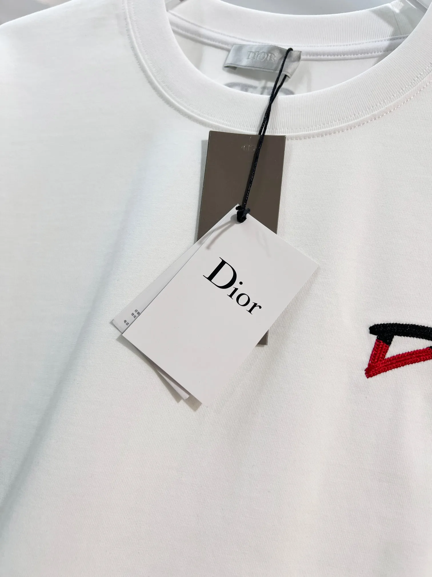 DIOR 2026New Arrival logo Same Style t 100％ 32 ：White Size：S M L XL