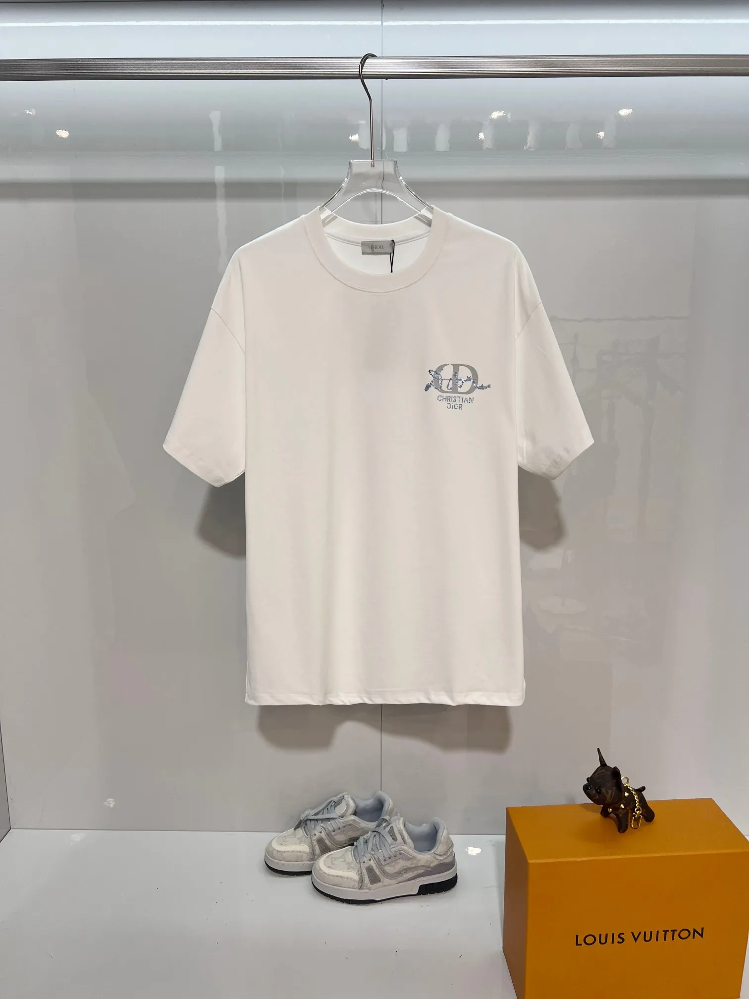 DIOR 2026New Arrival 3M + logo Same Style t 100％ 32 ：White Size：S M L XL