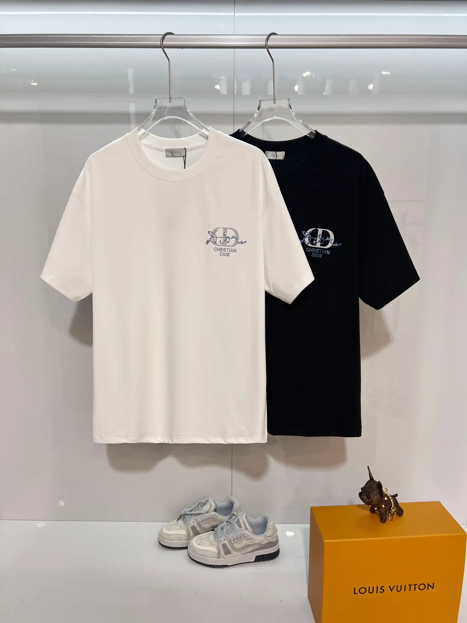 DIOR 2026New Arrival 3M + logo Same Style t 100％ 32 ：White Size：S M L XL