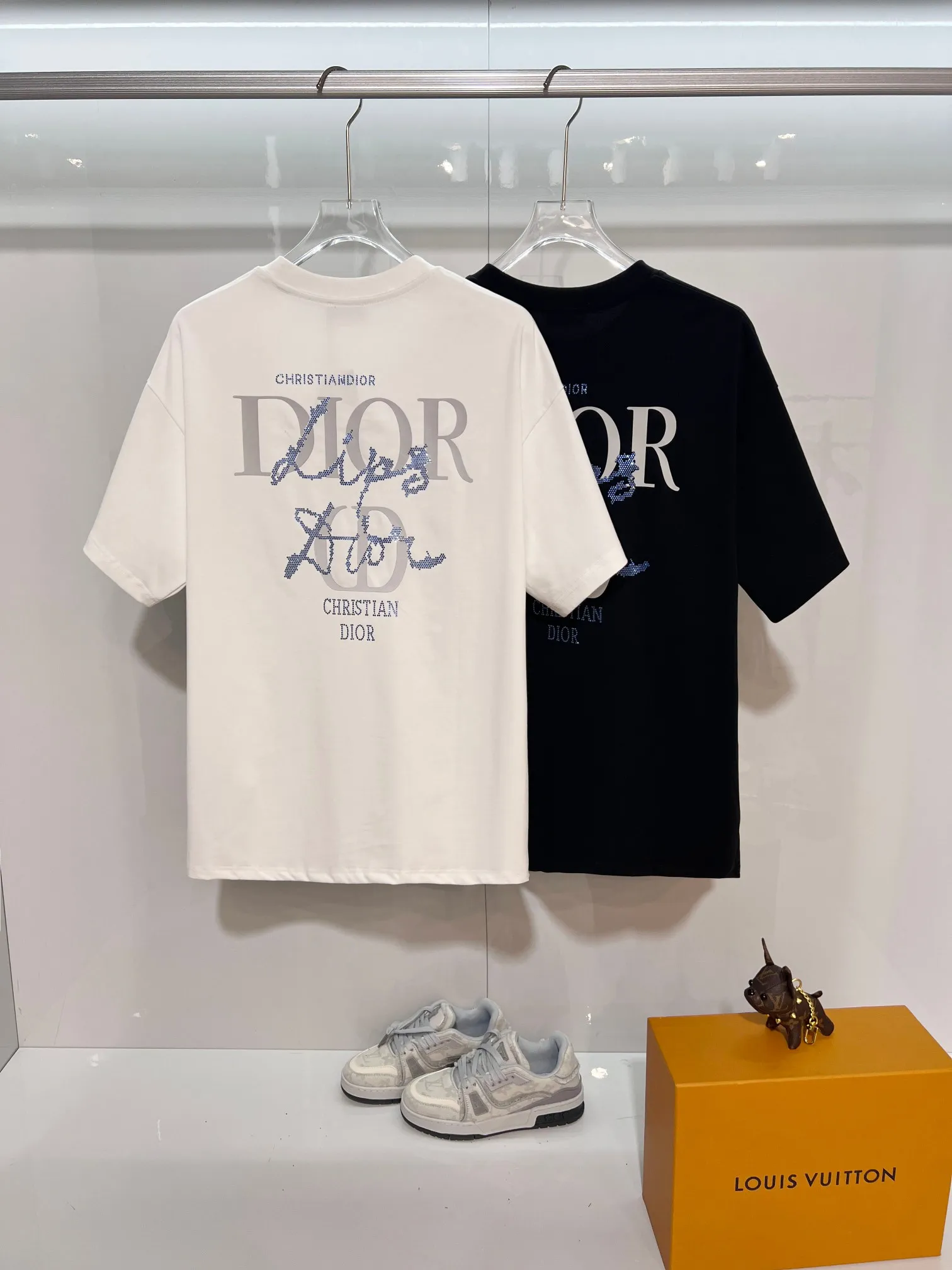 DIOR 2026New Arrival 3M + logo Same Style t 100％ 32 ：White Size：S M L XL