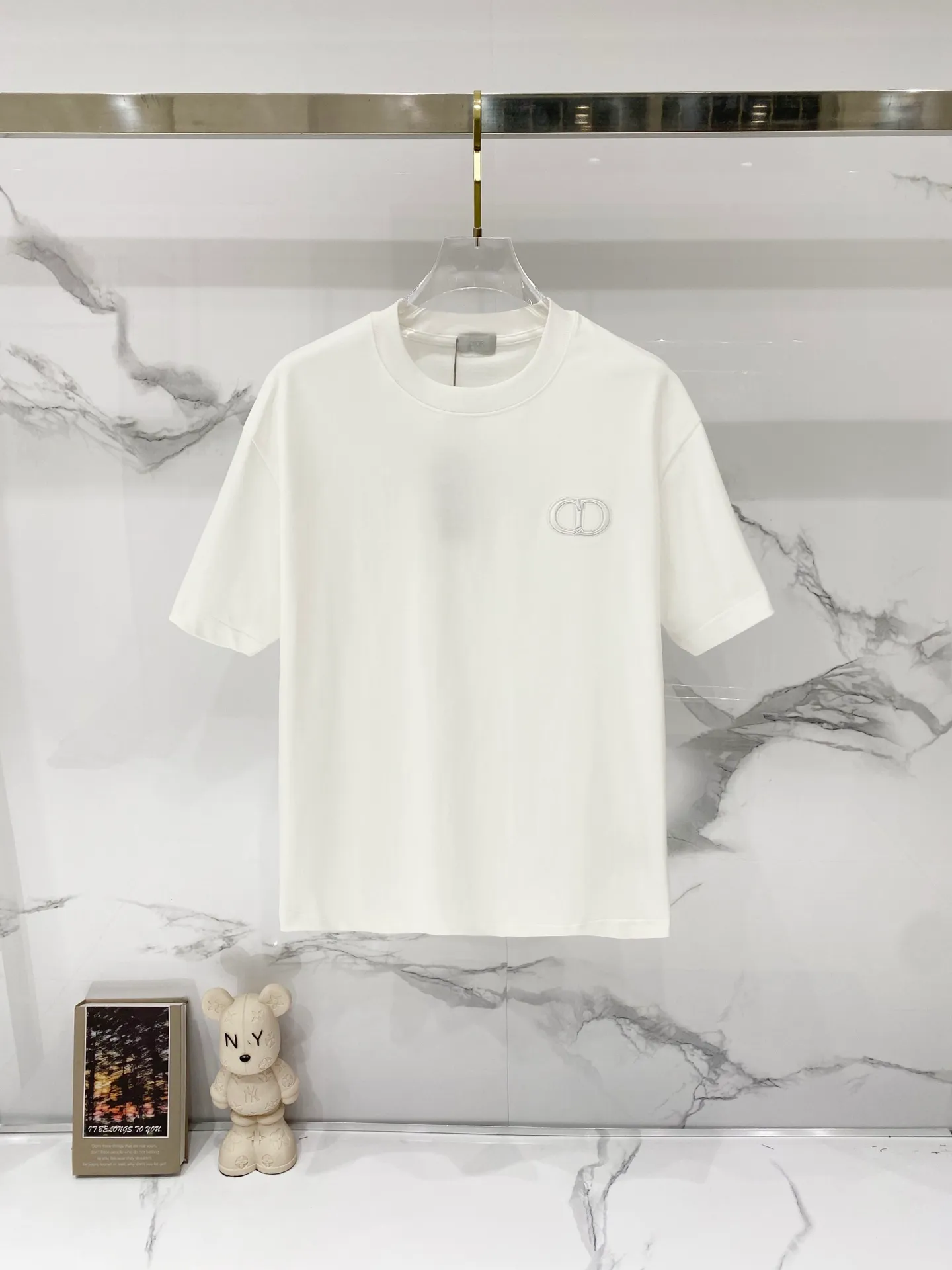 DIOR/ T Classic 🪡CD LOGO Quality 100 ％ Versatile Size:S-XL :Black.White Light Green .Purple.