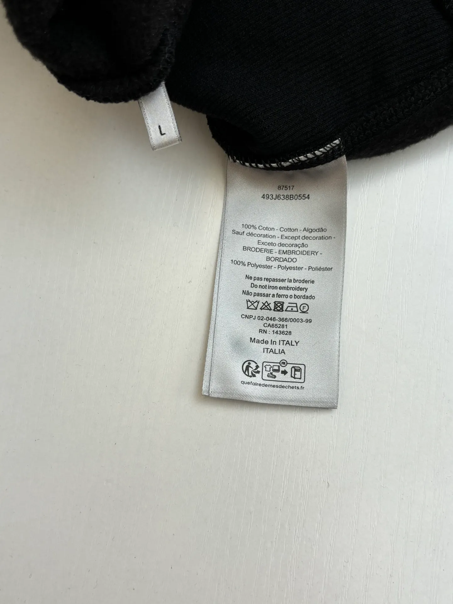Dio Obliave Dior Size：S/M/L/XL