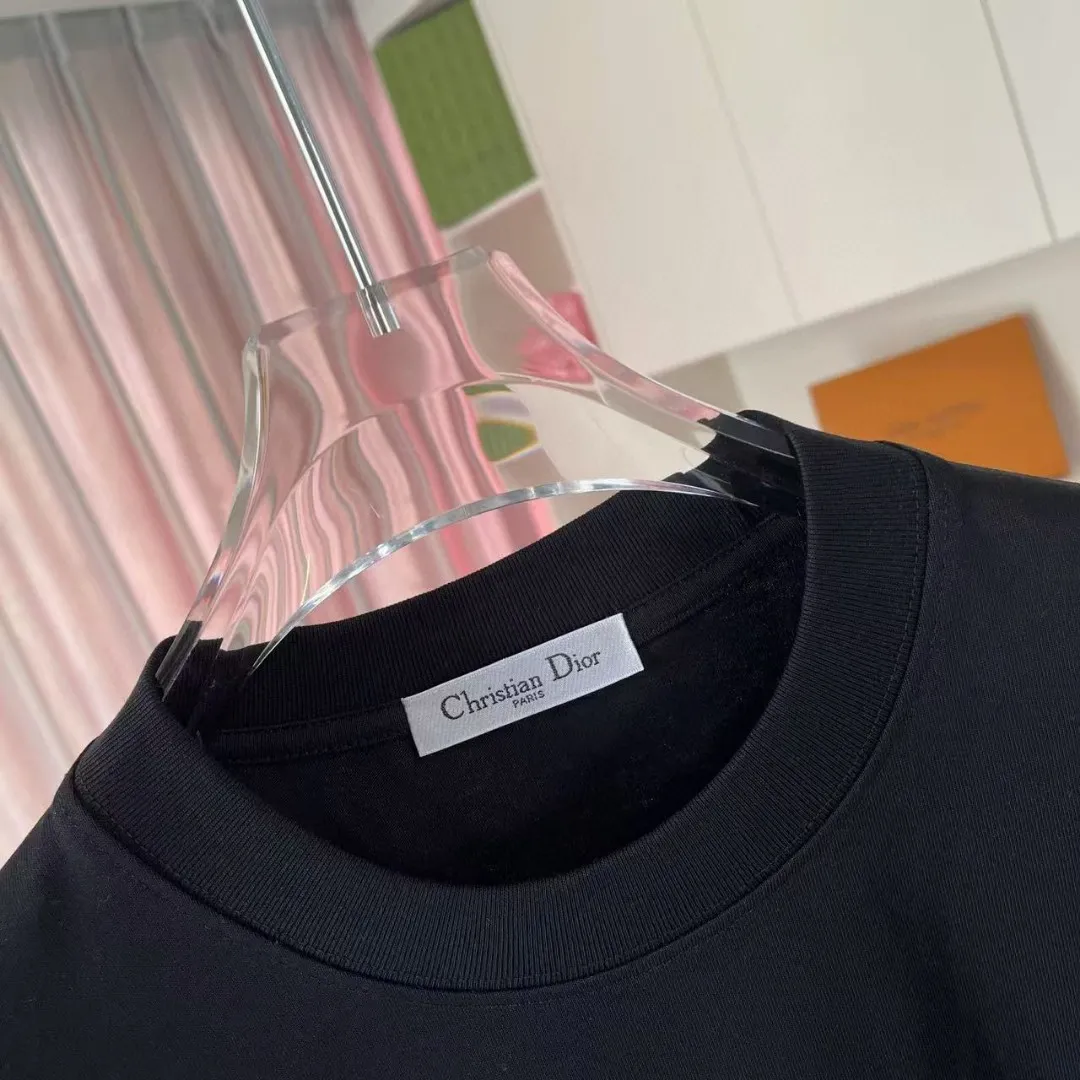 Dio 2025 New Arrival logo T g Same Style ：Black White Pink Blue Size: S M L XL XXL ​