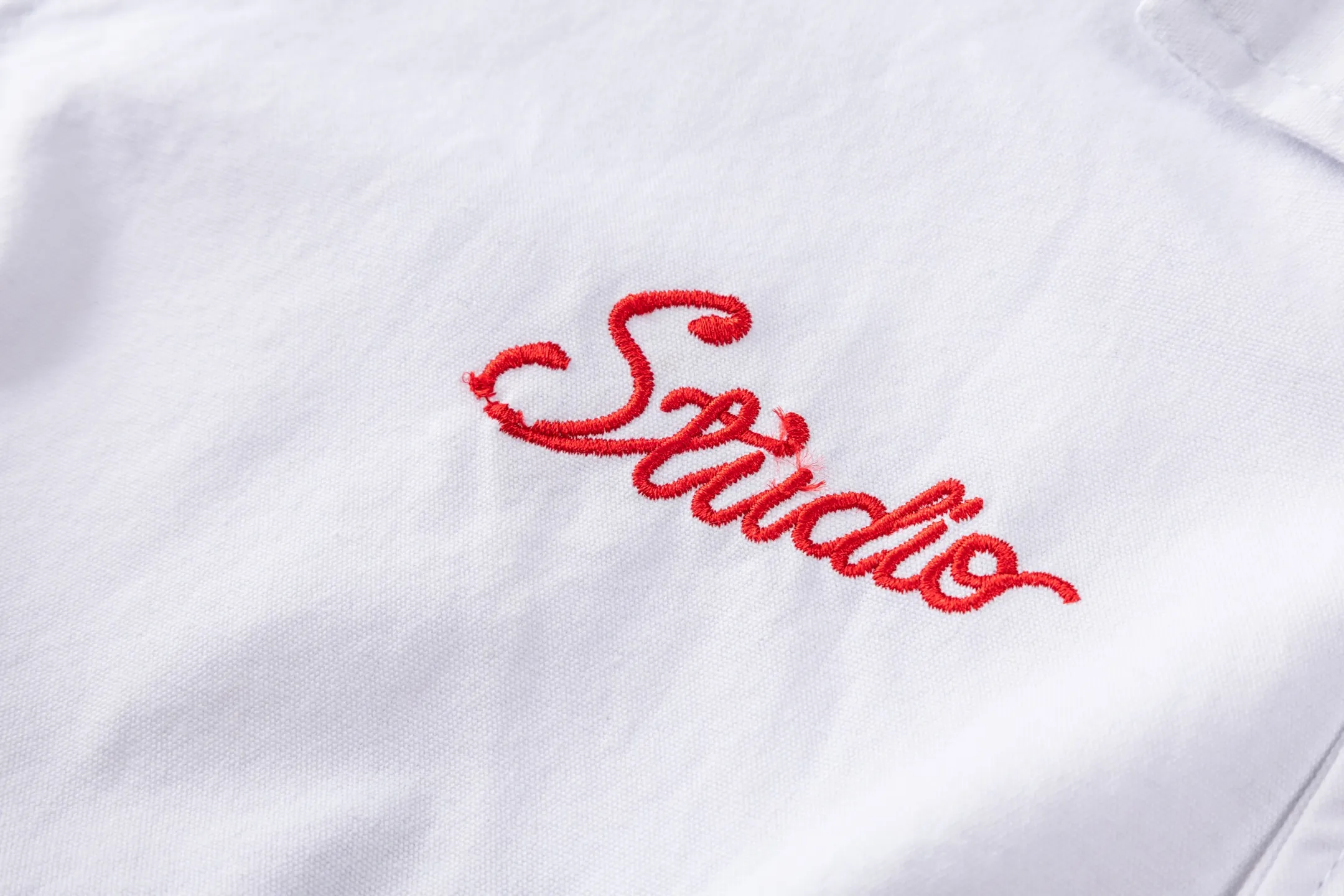 Gallery dept Atelier Parker Shirt Canvas 300 Same Style White Retro Gallery Dept.， ， Breathable！ “Studio”Red ， “ART ON DISPLAY” ， 🎨。 ， OK， Retro ， 、 ✨。 ：1976# ：White Sizes：S M L XL XXL