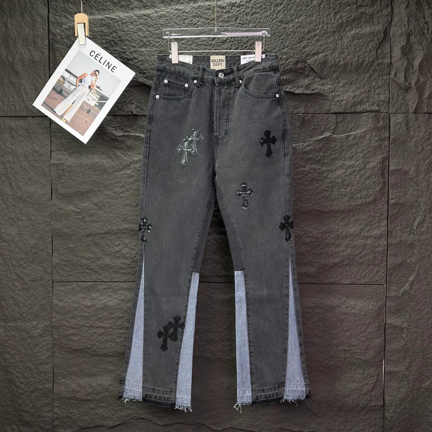 GALLERY DEPT. 2025New Arrival Black 🔥 🔥 🔥 Quality ， ， ， ， ， ！ ， ， ！！！ ： 、 Size：28、30、32、34（ Size）