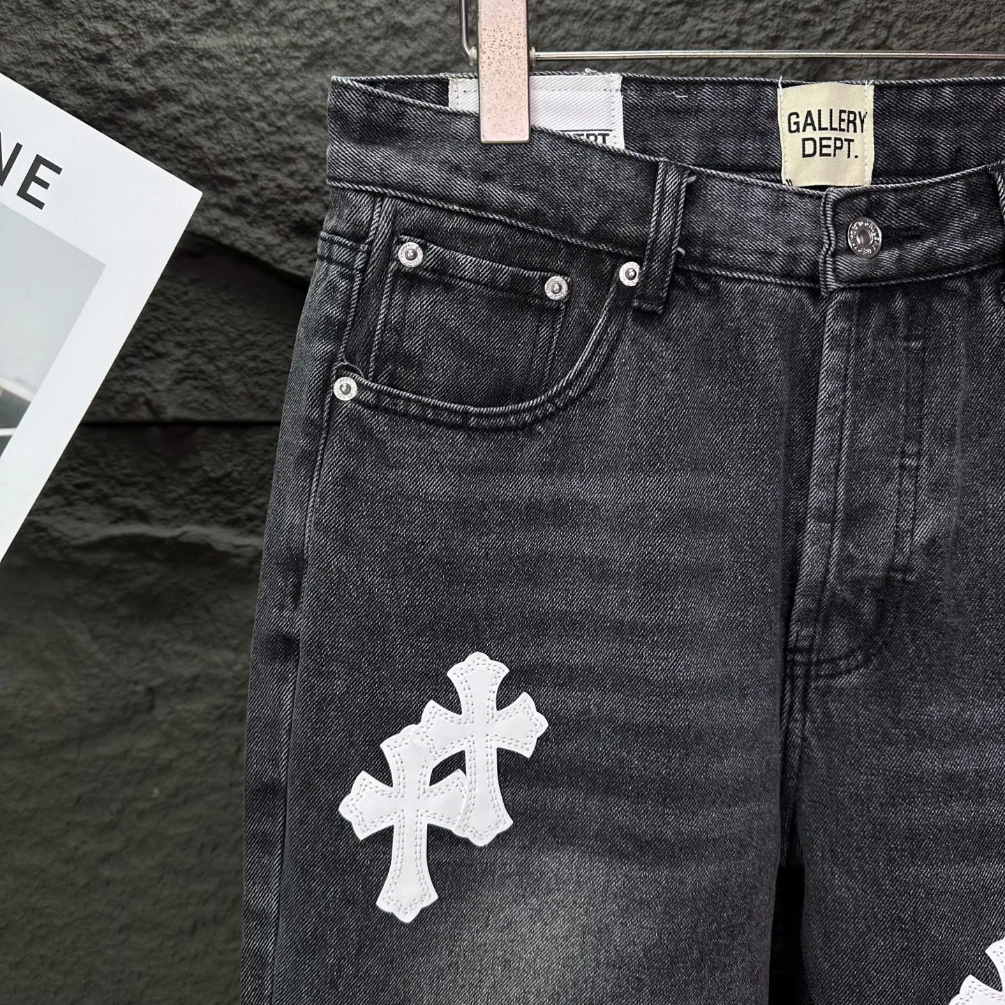 GALLERY DEPT. & 2025New Arrival White 🔥 🔥 🔥 Quality ， ， ， ， ， ！ ， ， ！！！ ：Black Size：28、30、32、34、36（ Size ）