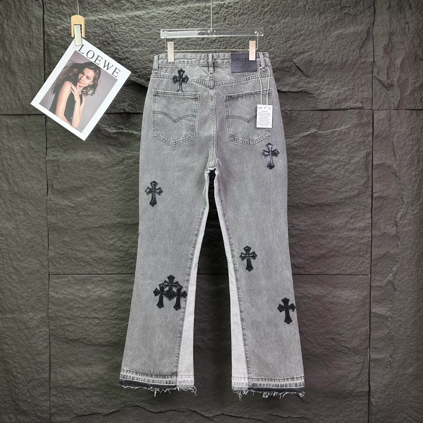 GALLERY DEPT. 2026New Arrival Black 🔥 🔥 🔥 Quality ， ， ， ， ， ！ ， ， ！！！ ：Light Gray Size：28、30、32、34（ Size）