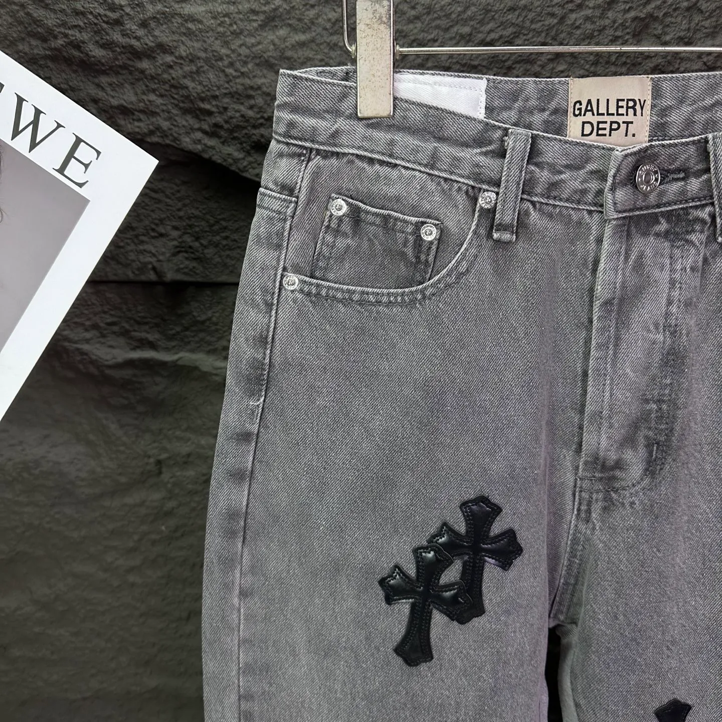 GALLERY DEPT. 2026New Arrival Black 🔥 🔥 🔥 Quality ， ， ， ， ， ！ ， ， ！！！ ：Light Gray Size：28、30、32、34（ Size）