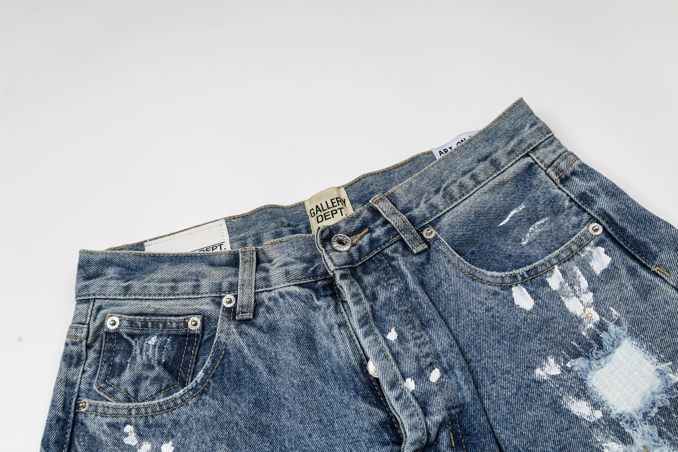GALLERY DEPT Vintage Same Style Versatile ， ， ！ … ！ ：1911# ：Blue Size：28 30 32 34 36