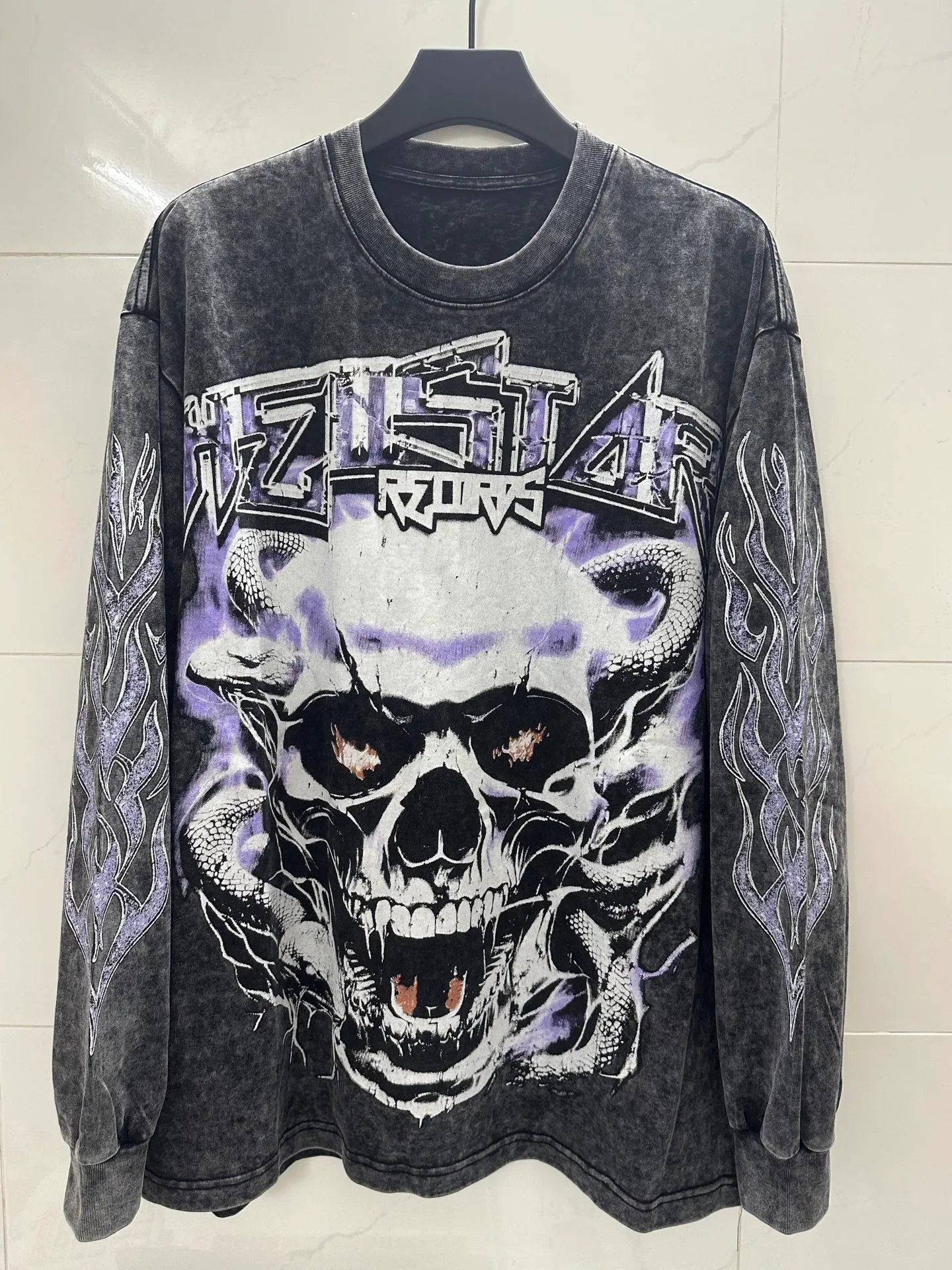 8103# Black ｜ In Stock Hellstar / T （fabric):26 Sizes（size）：S-M L X L （colour）： Black