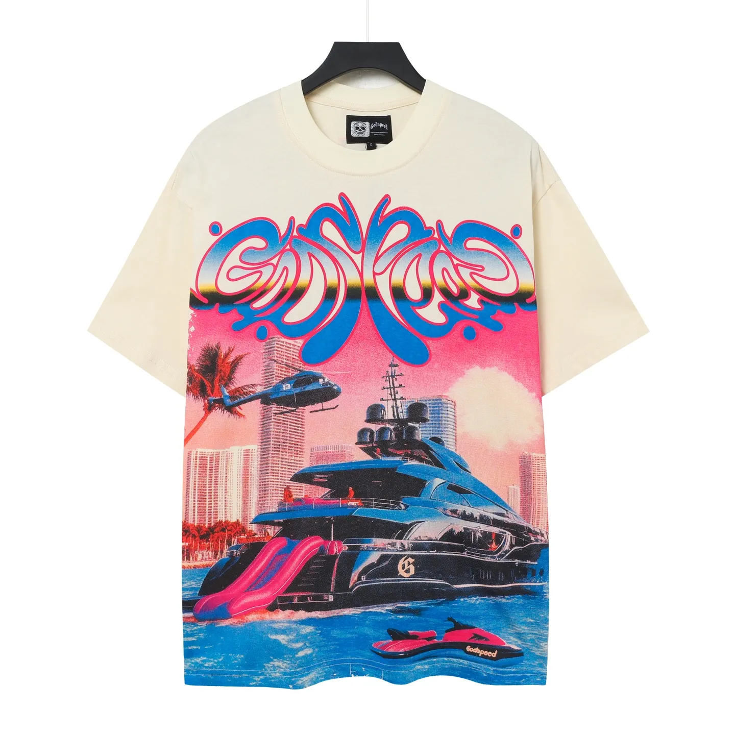 5080# ｜ Godspeed Retro T（ ） （fabric）32 Sizes（size）：S-M-L-XL （colour）： 👉