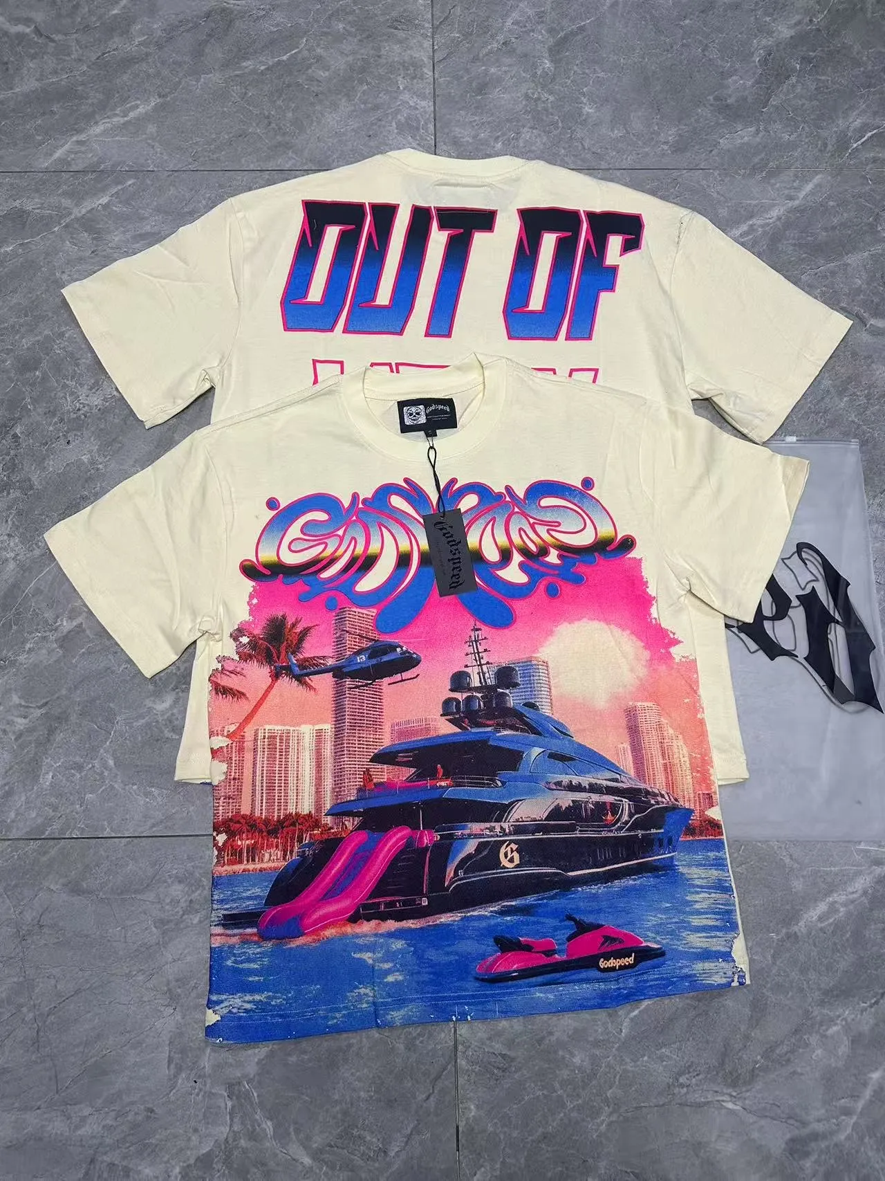5080# ｜ Godspeed Retro T（ ） （fabric）32 Sizes（size）：S-M-L-XL （colour）： 👉