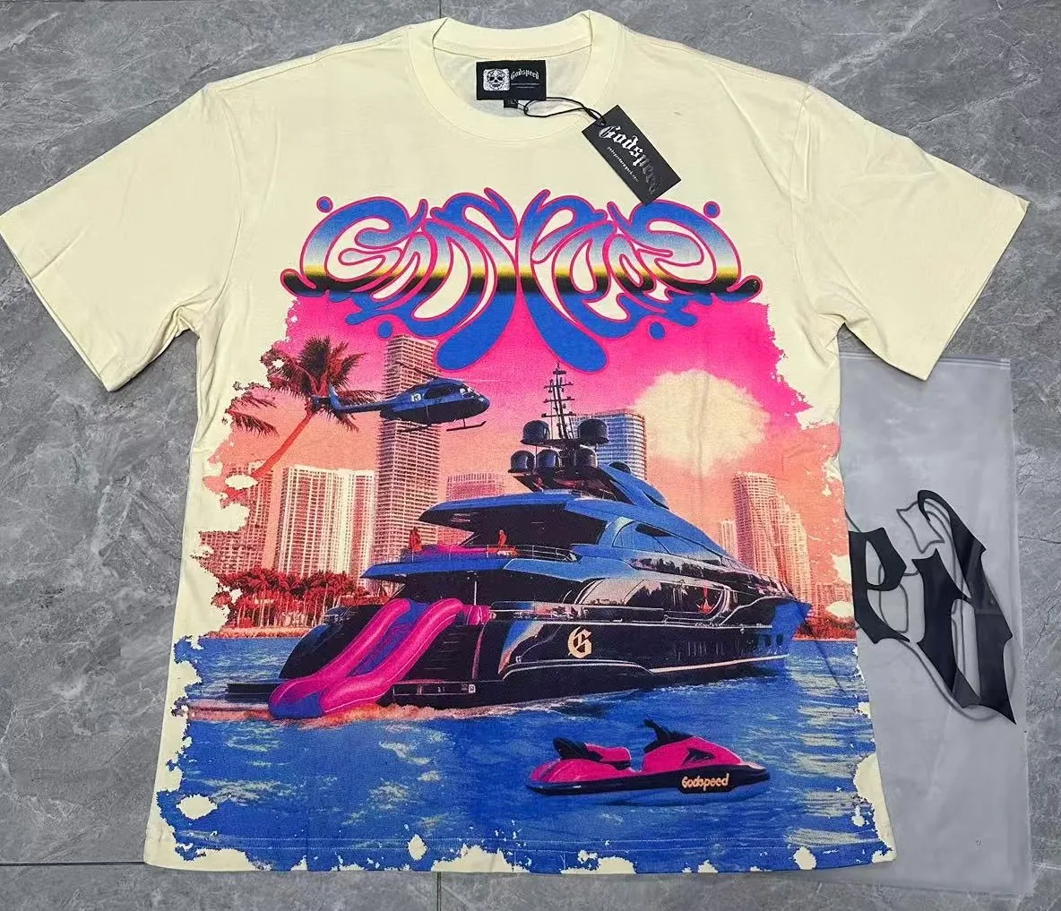 5080# ｜ Godspeed Retro T（ ） （fabric）32 Sizes（size）：S-M-L-XL （colour）： 👉