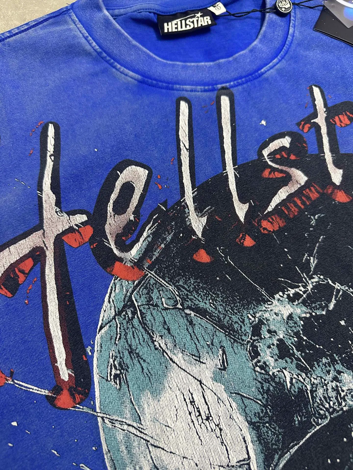 # Hellstar T （fabric):32 Sizes（size）：S-M L X L （colour）：