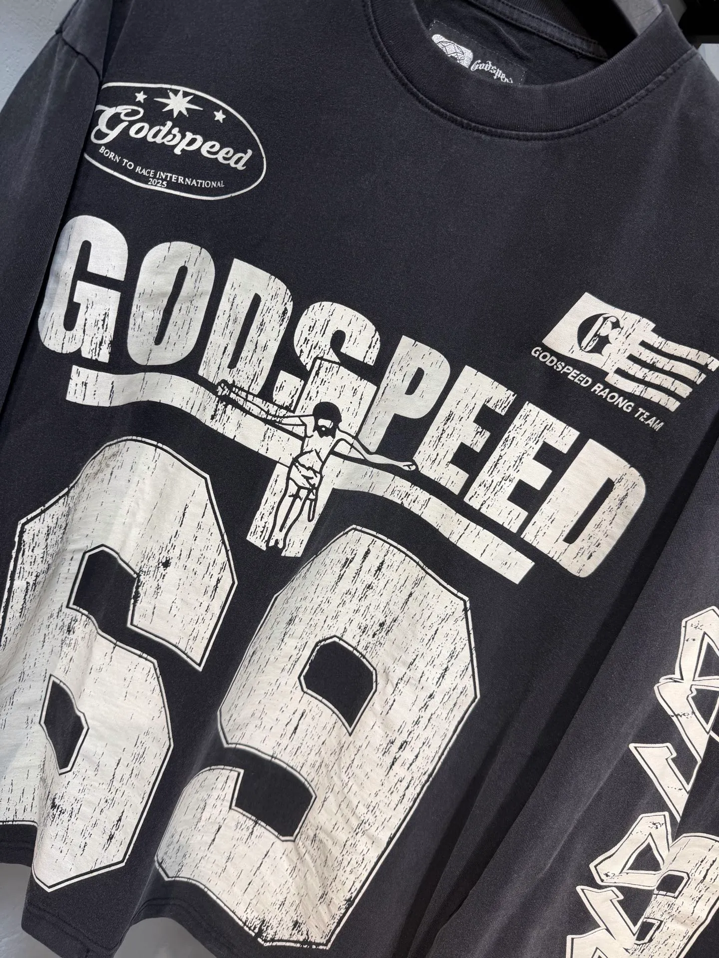 G # Black I Godspeed Retro T （ ） （fabric）： 26 Sizes（size）：S-M-L-XL （colour）： Black