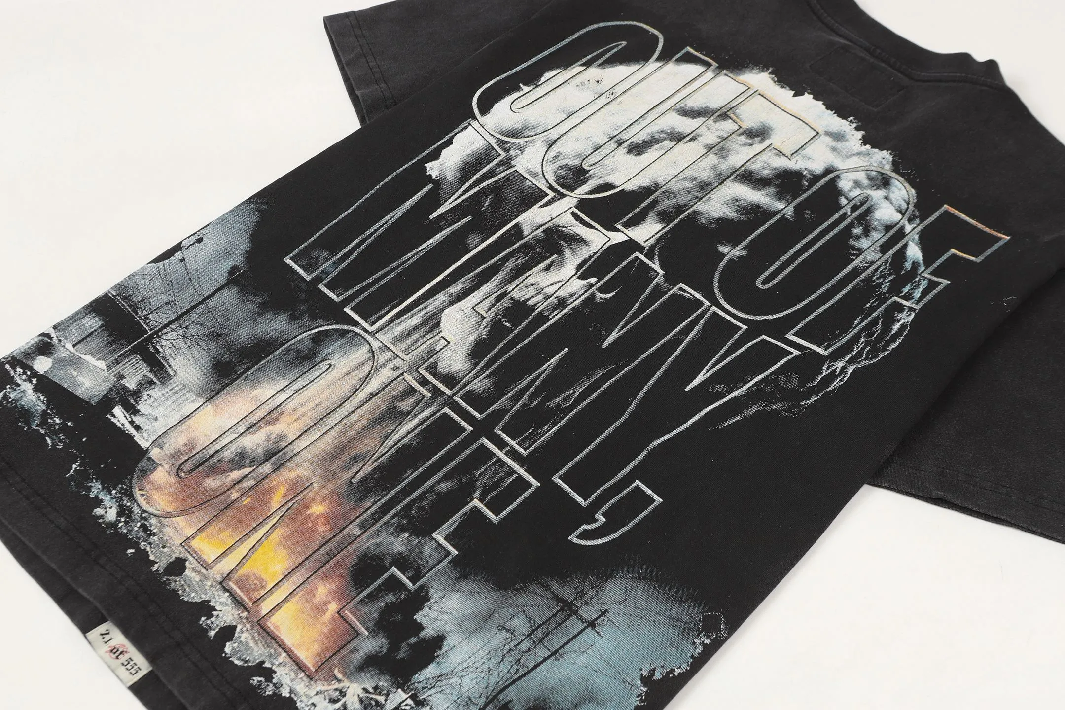 6332# Black ｜ In Stock （new） Godspeed Retro T（ ） （fabric）：32 Sizes（size）：S-M-L-XL （colour）： Black