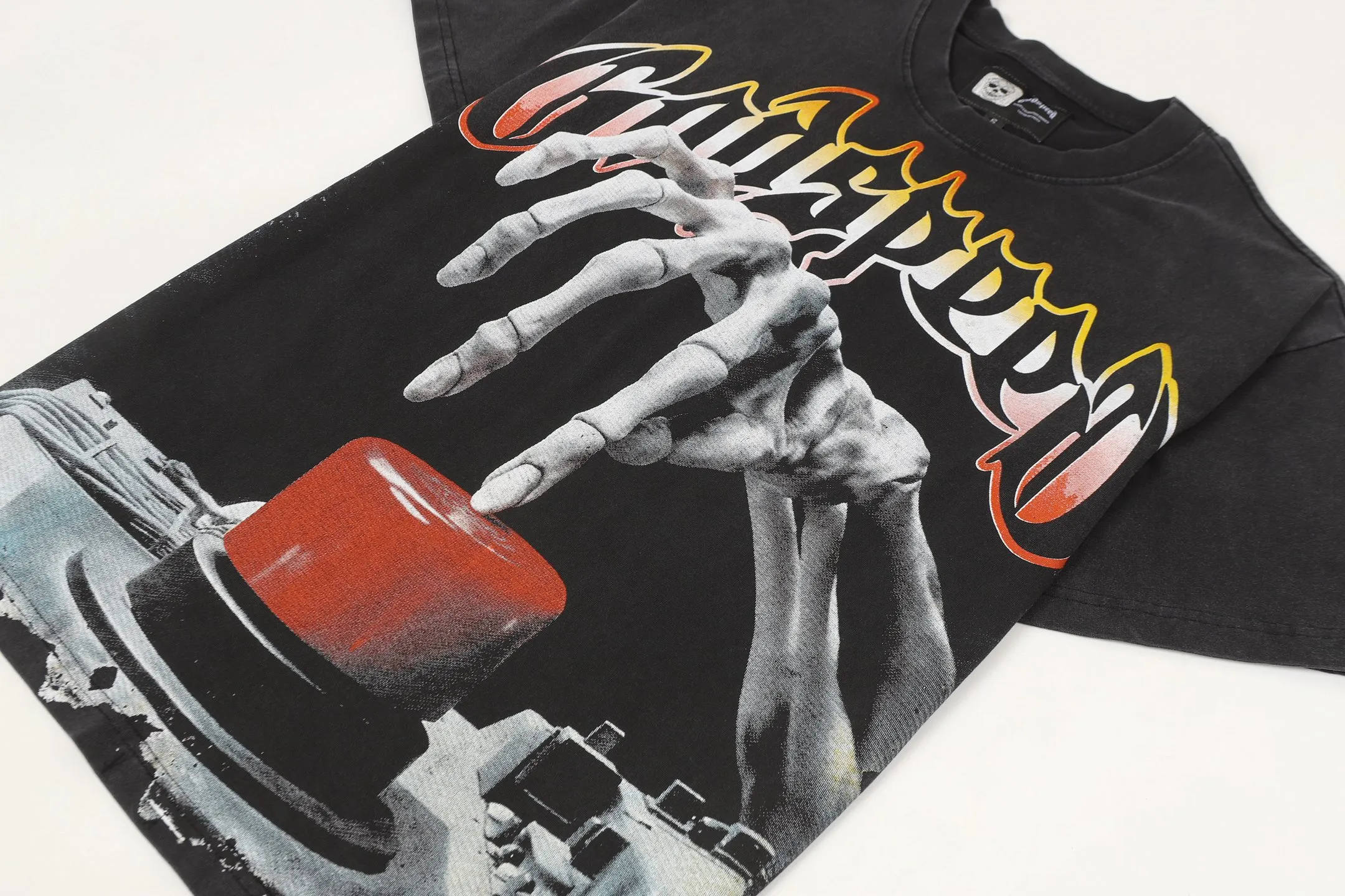 6332# Black ｜ In Stock （new） Godspeed Retro T（ ） （fabric）：32 Sizes（size）：S-M-L-XL （colour）： Black