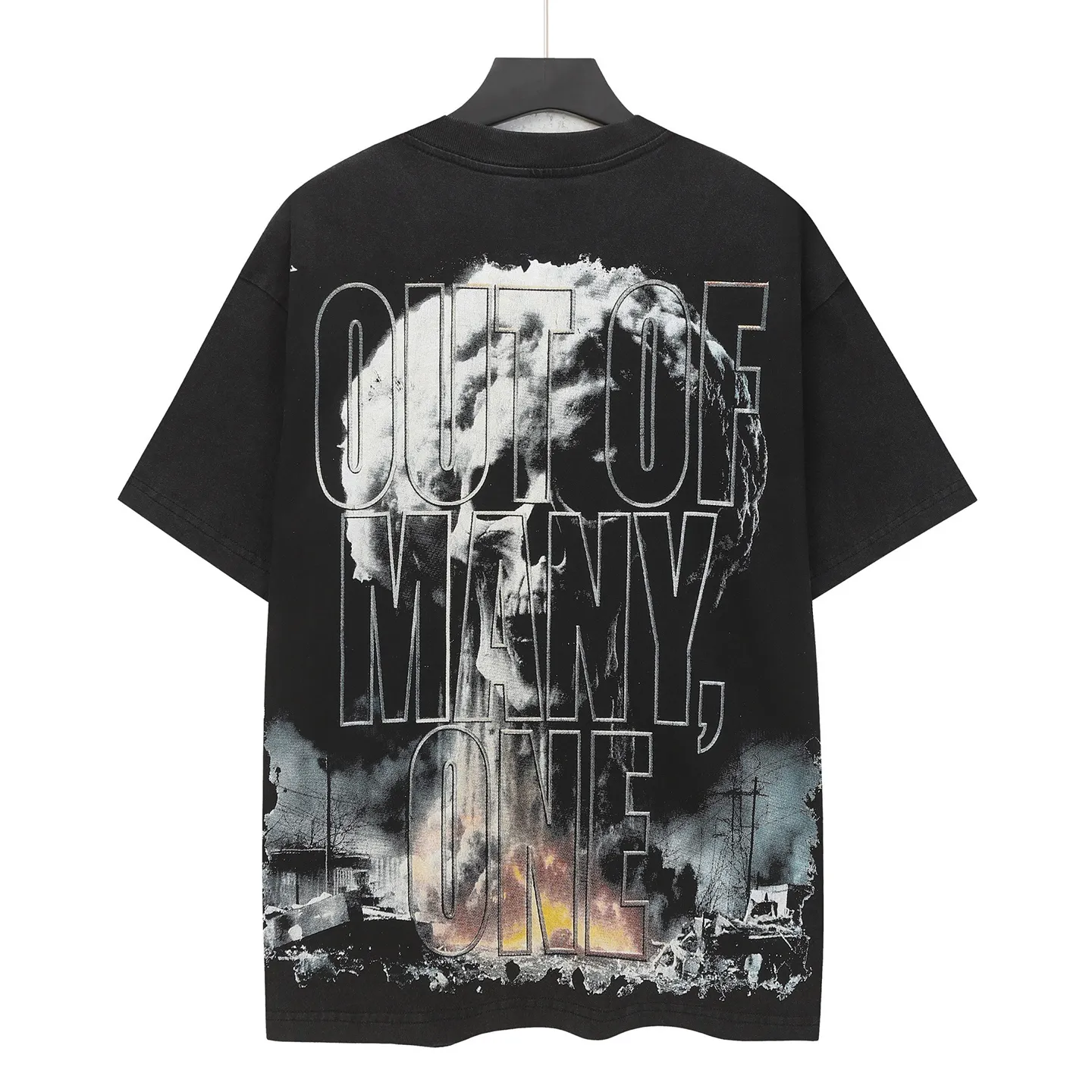 6332# Black ｜ In Stock （new） Godspeed Retro T（ ） （fabric）：32 Sizes（size）：S-M-L-XL （colour）： Black
